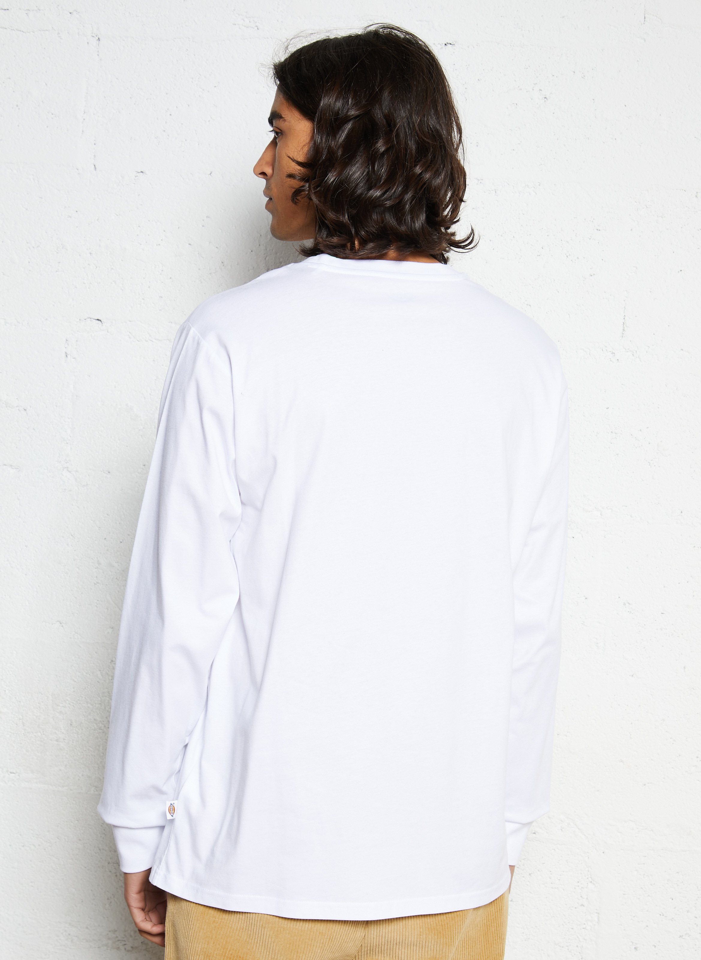 Effen T-shirt DICKIES Wit