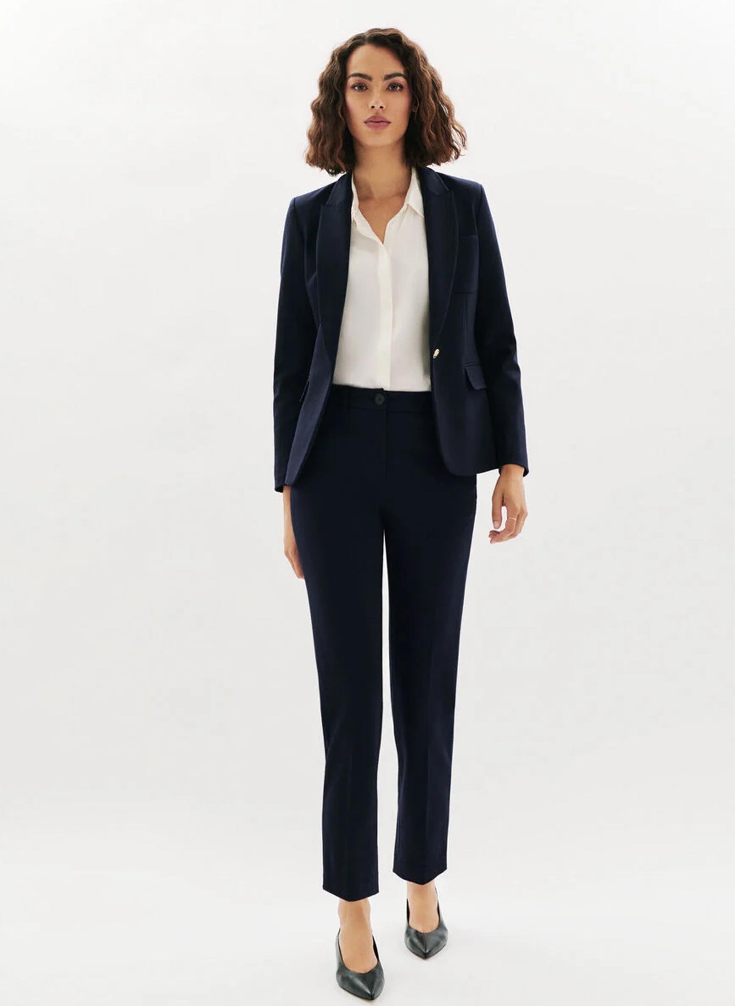 Straight suit jacket CAROLL Blue