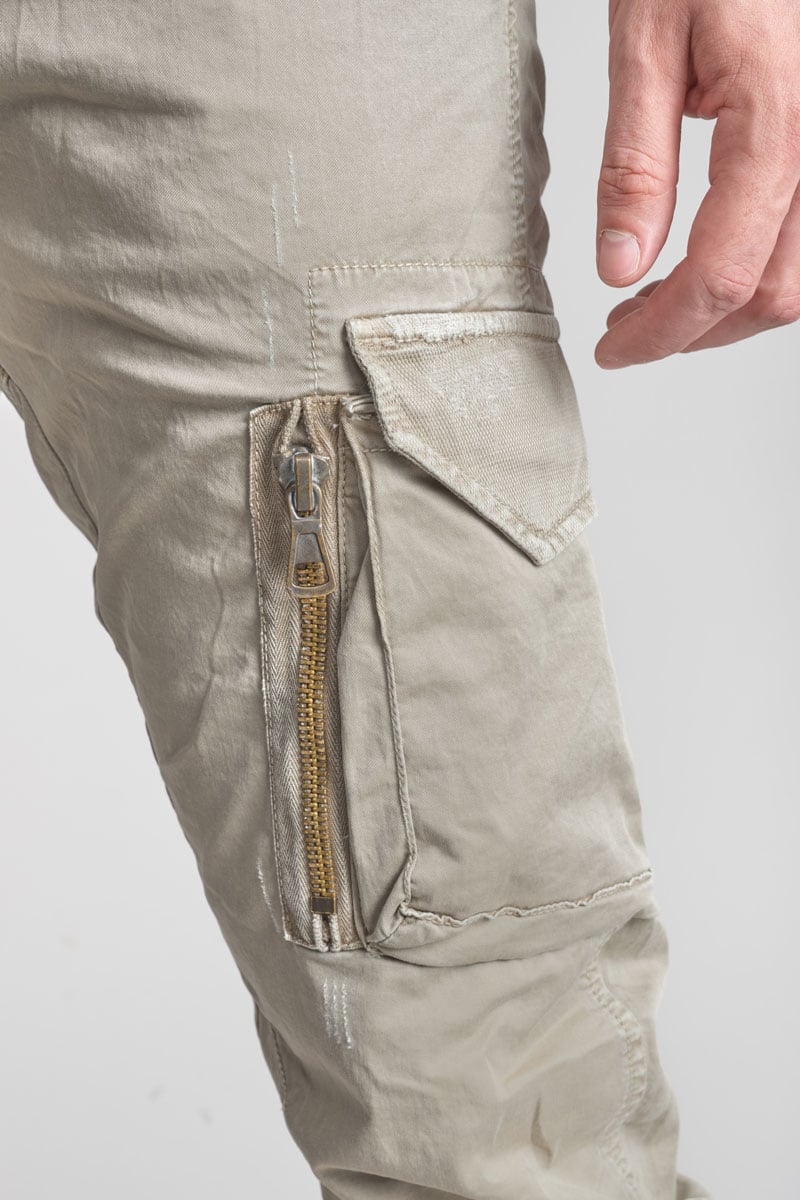 Cargo pants LE TEMPS DES CERISES Grey