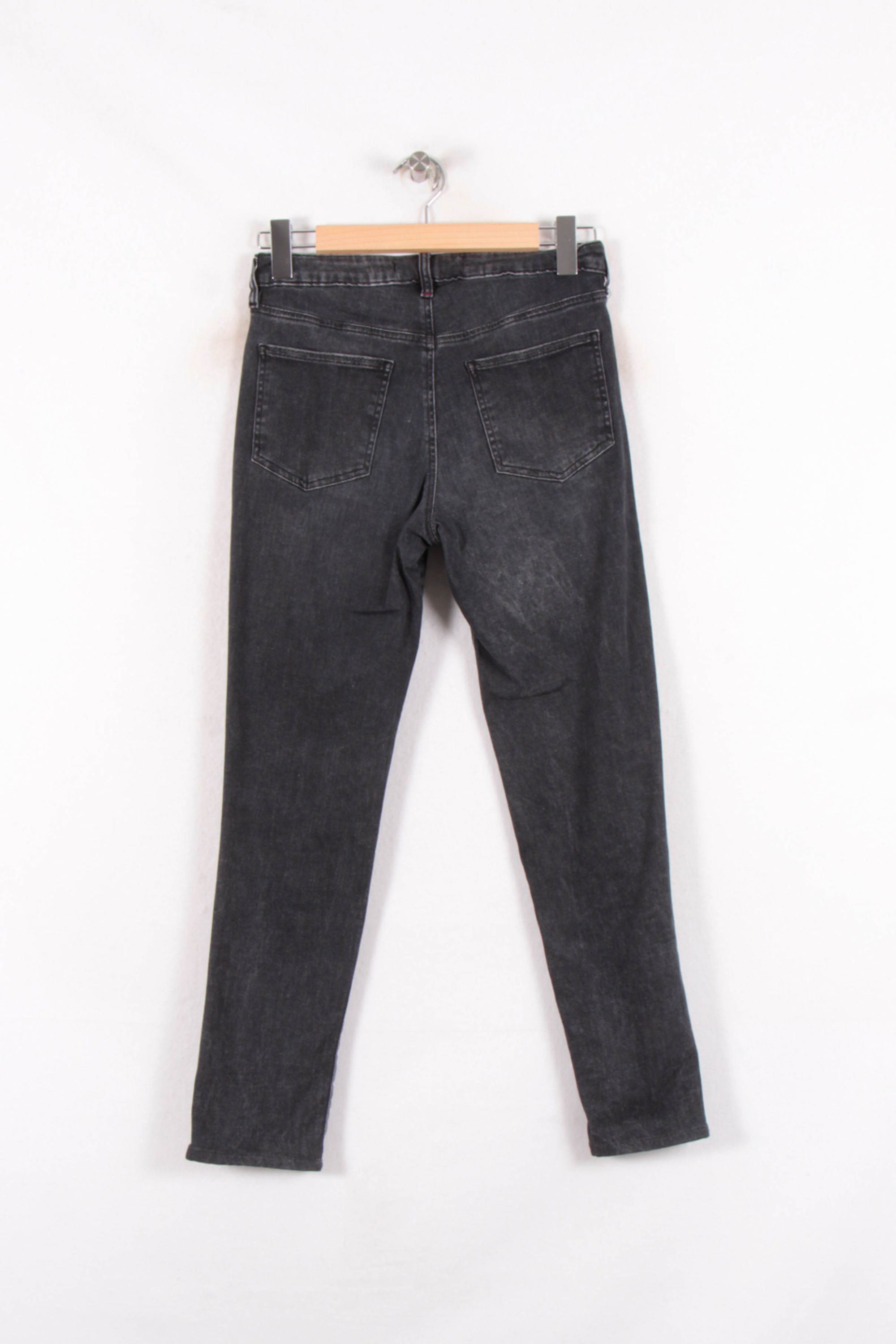 Cropped slim jeans with studs COMPTOIR DES COTONNIERS - Seconde main Grey