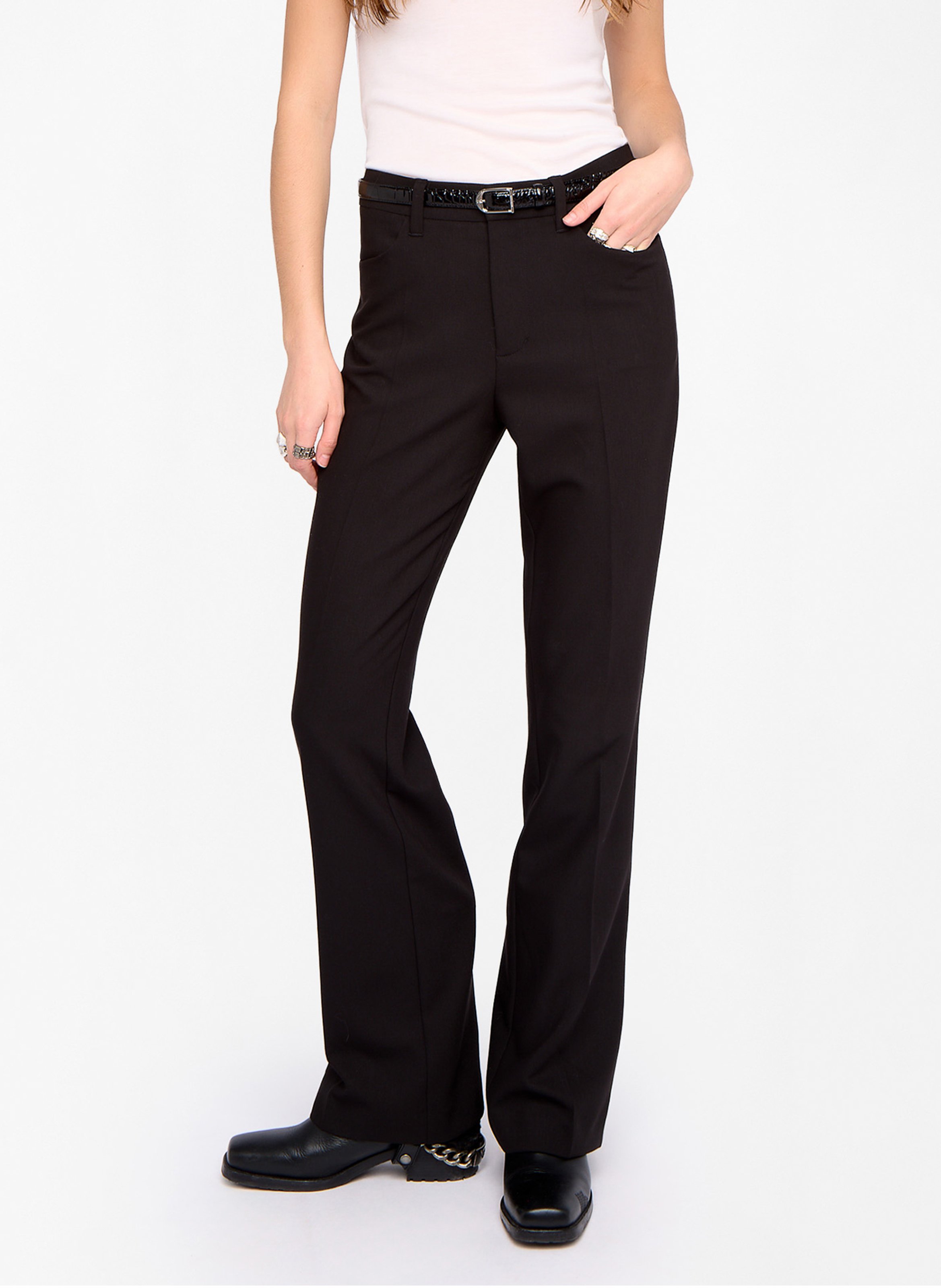 Straight suit pants ZADIG&VOLTAIRE Black