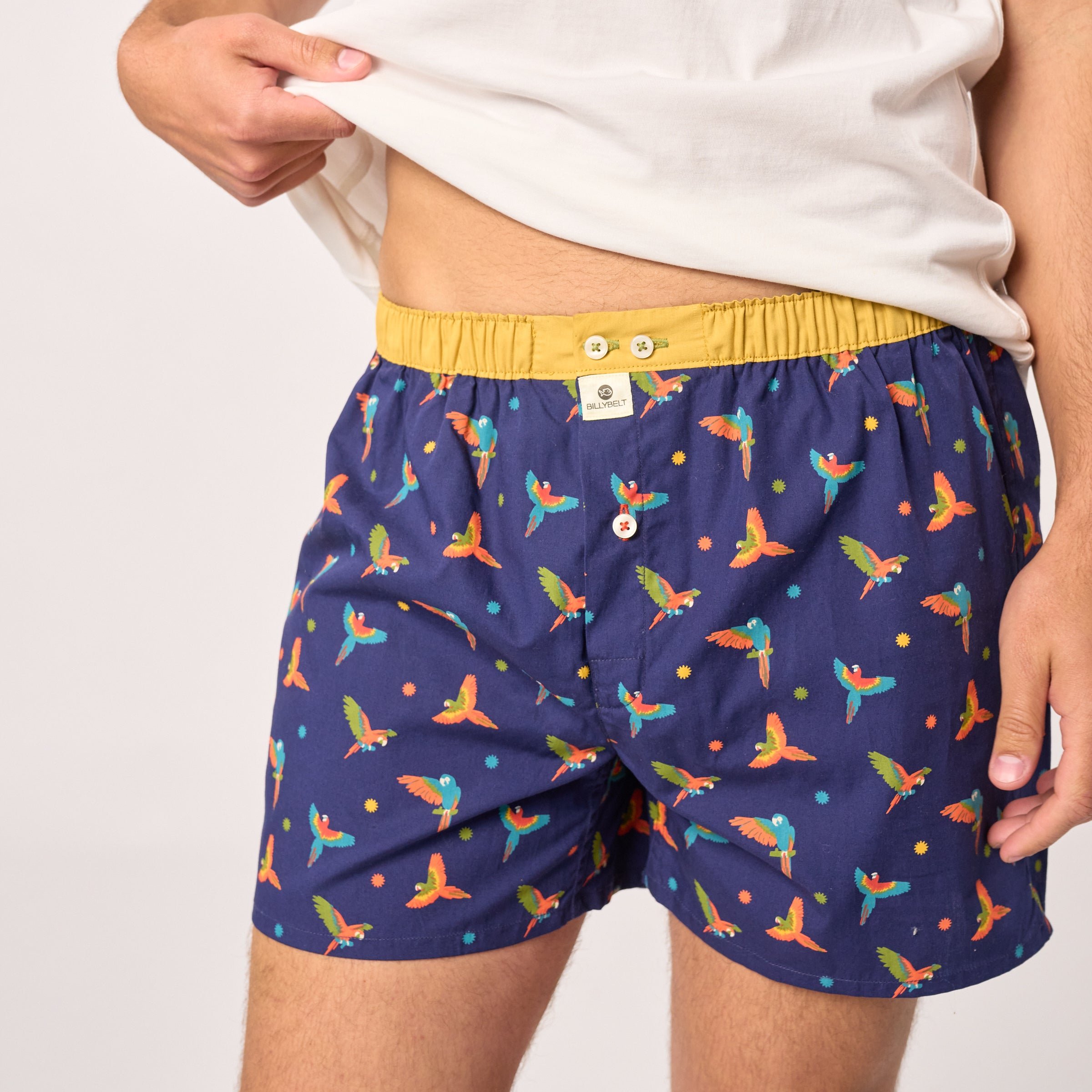 Organic cotton boxer shorts Blue