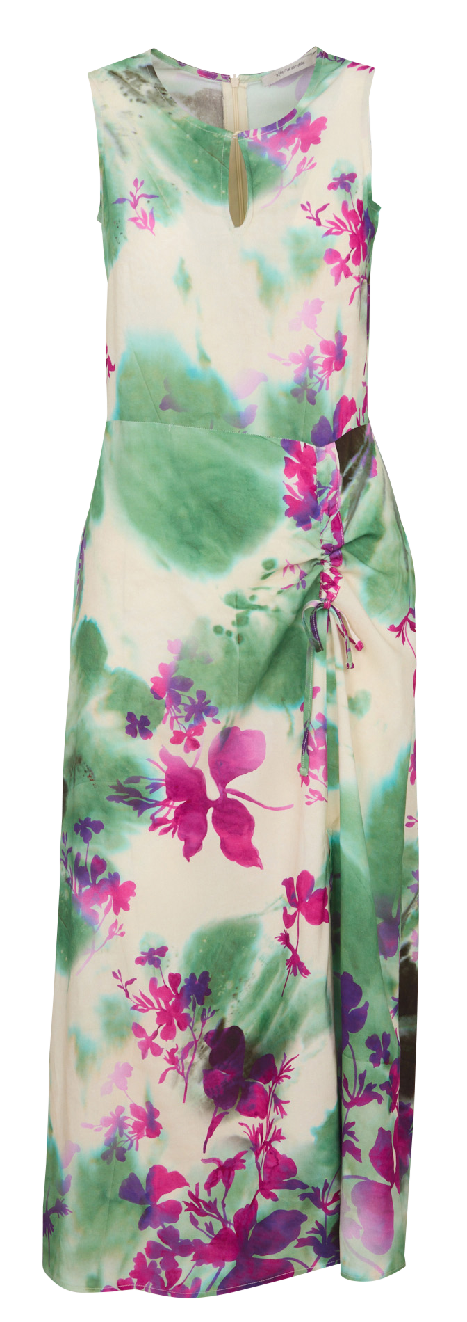 Robe midi à imprimé floral LA FEE MARABOUTEE Multicolore