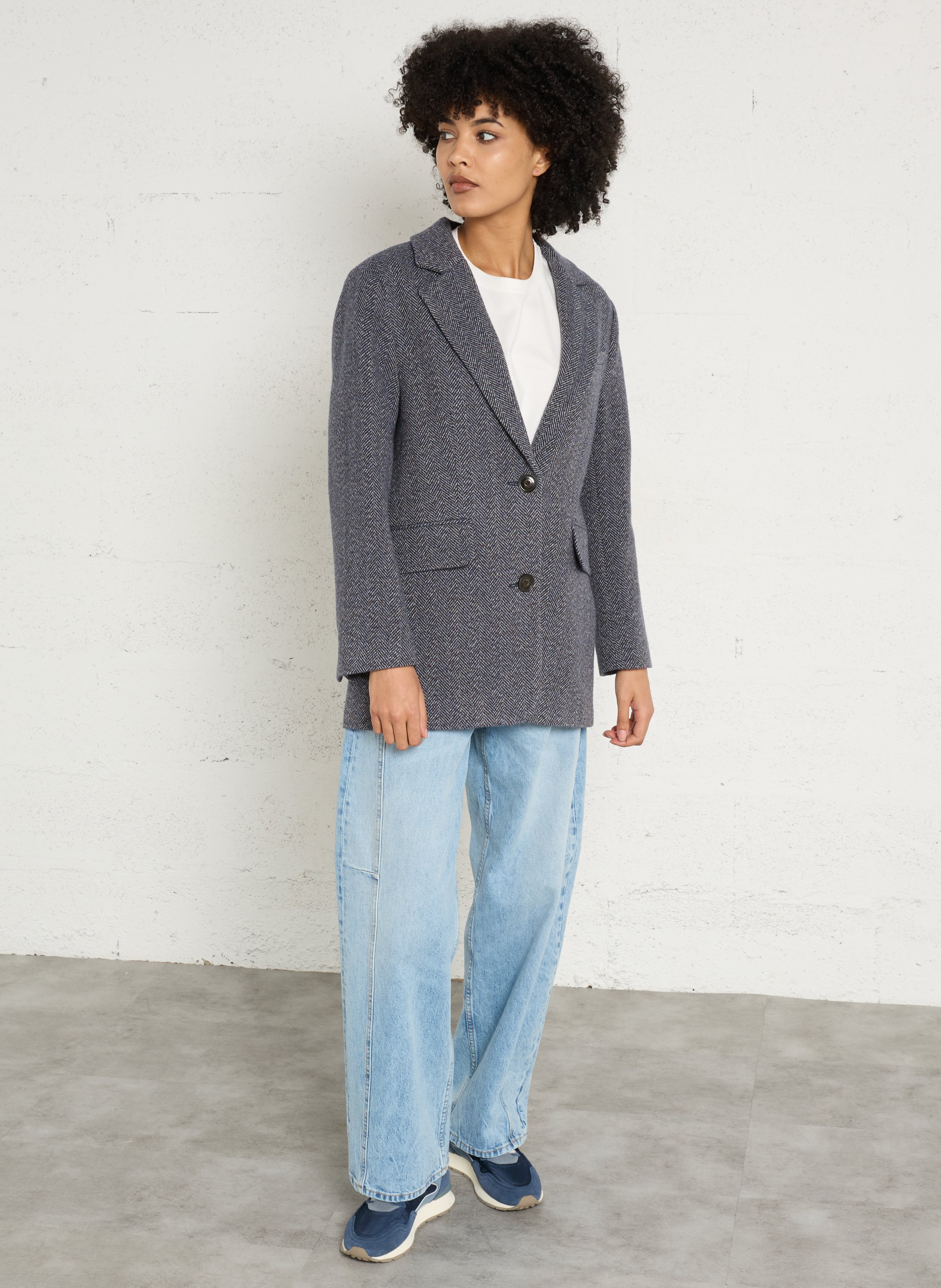 Tee-shirt fluide manches courtes uni IMPERIAL Beige