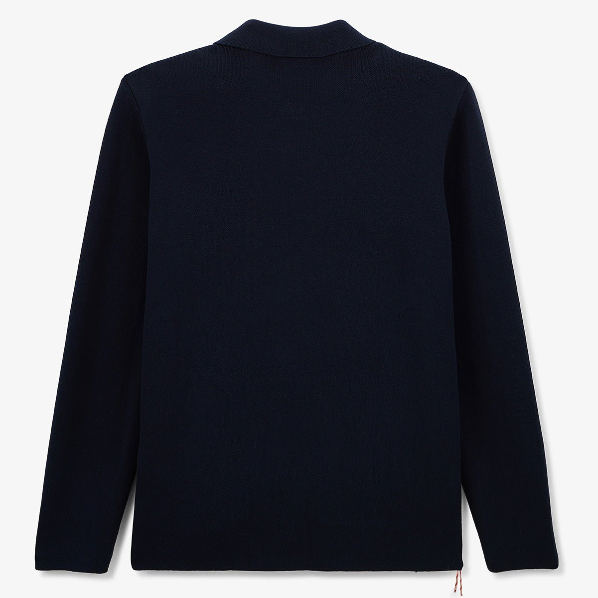 Zip-up long-sleeve cotton cardigan SERGE BLANCO Blue