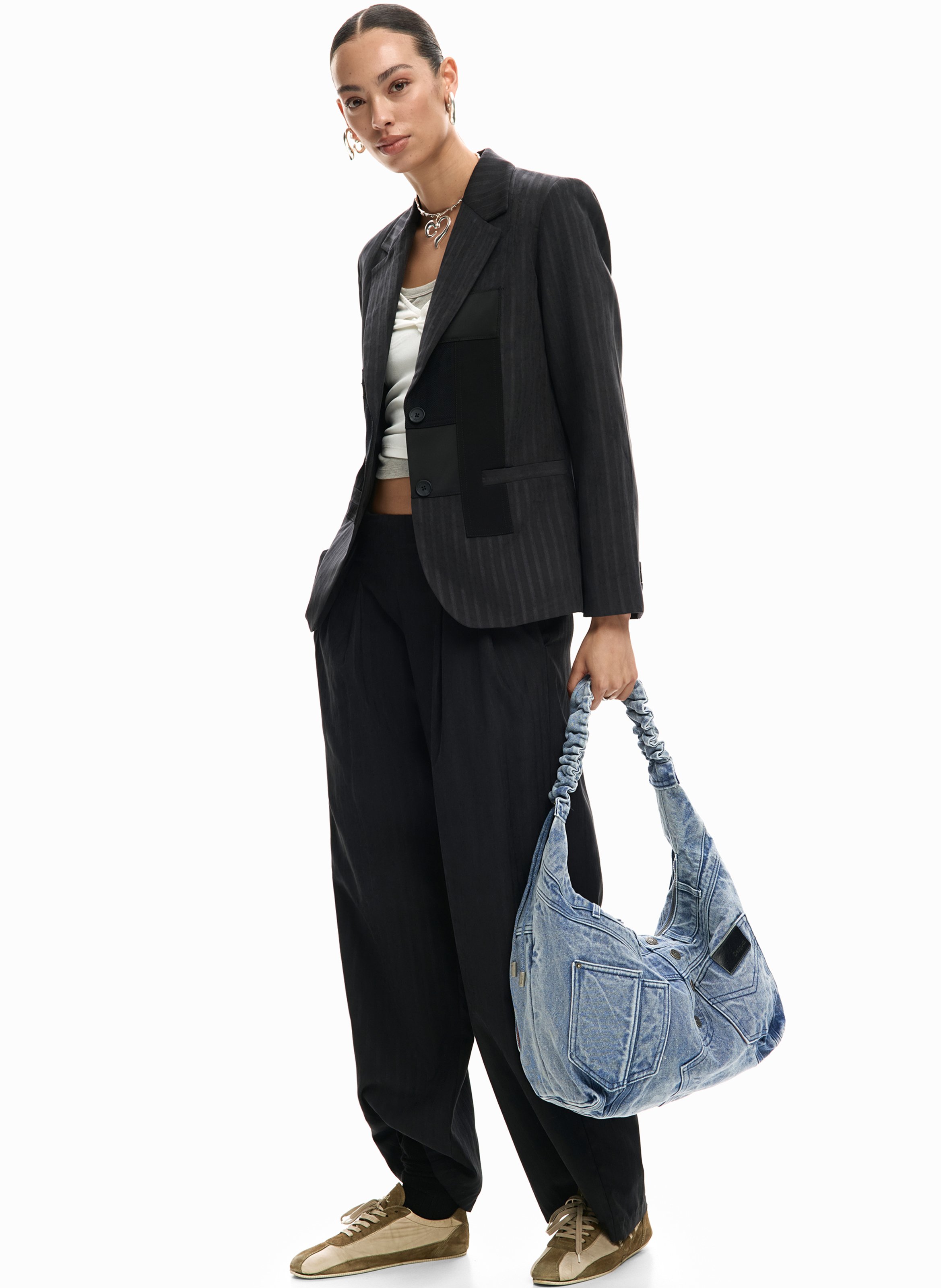 Denim-Handtasche DESIGUAL Blau