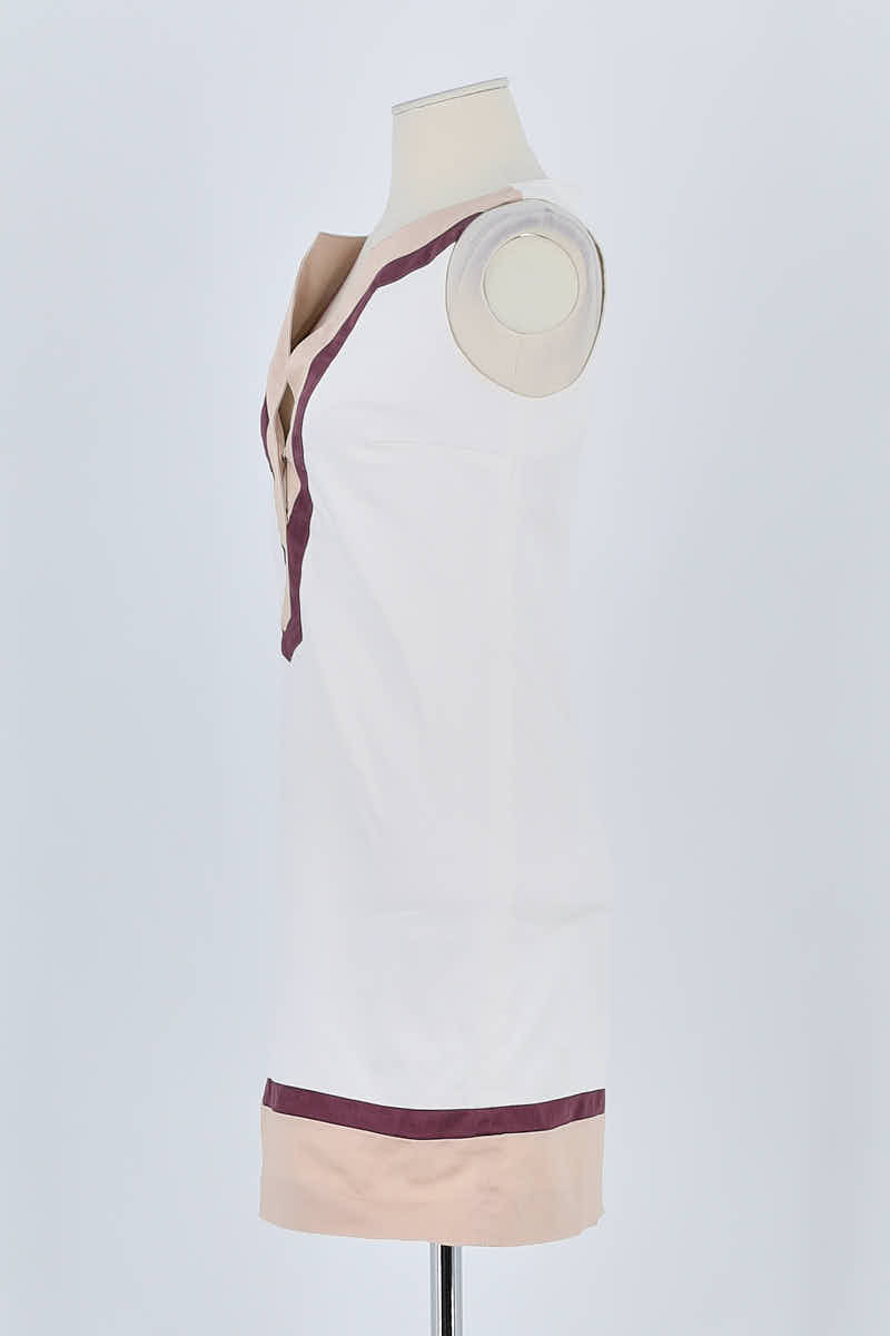 Robe TARA JARMON - Seconde Main Blanc