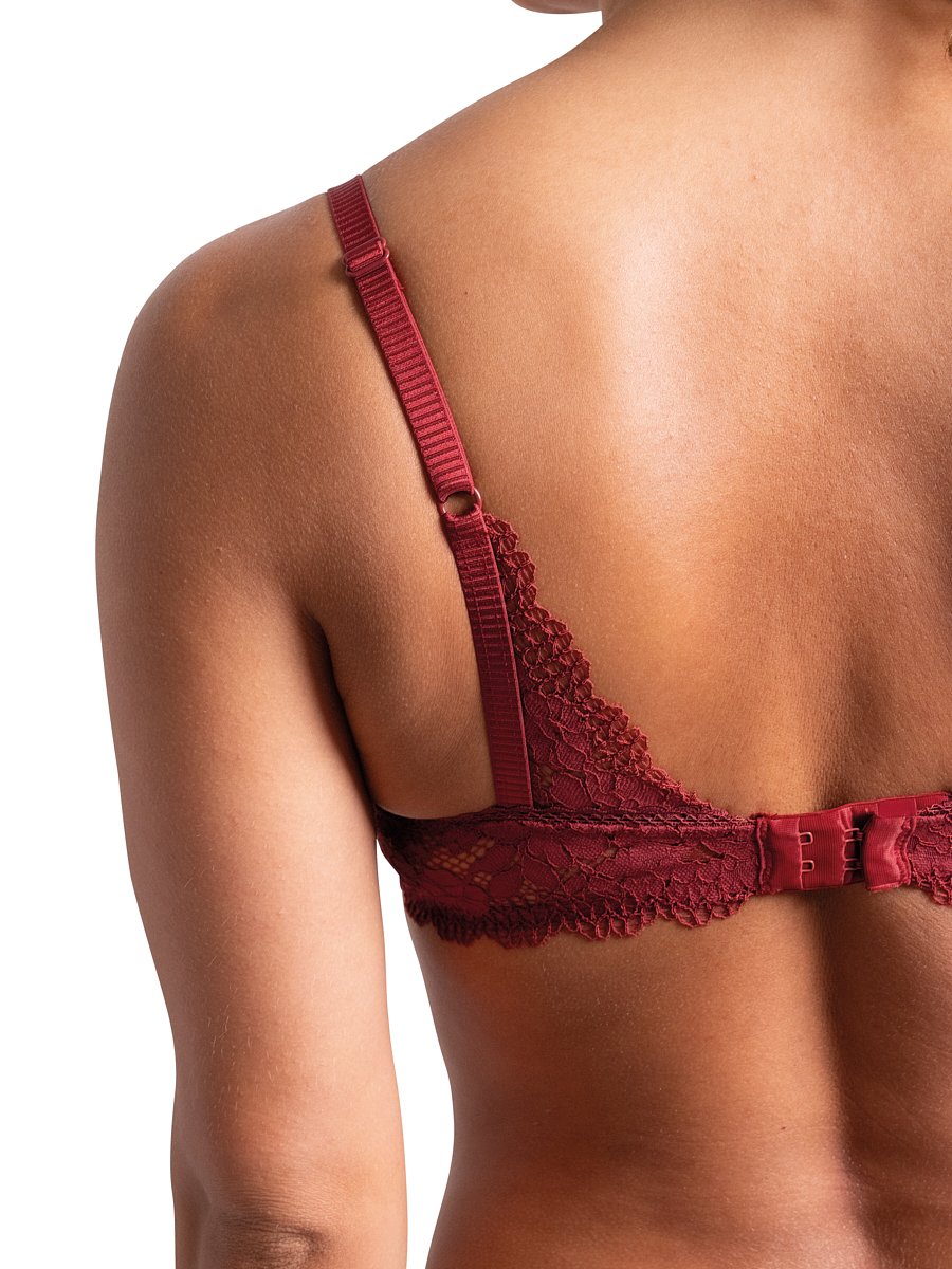 Soutien-gorge bandeau avec armatures NINA Rouge