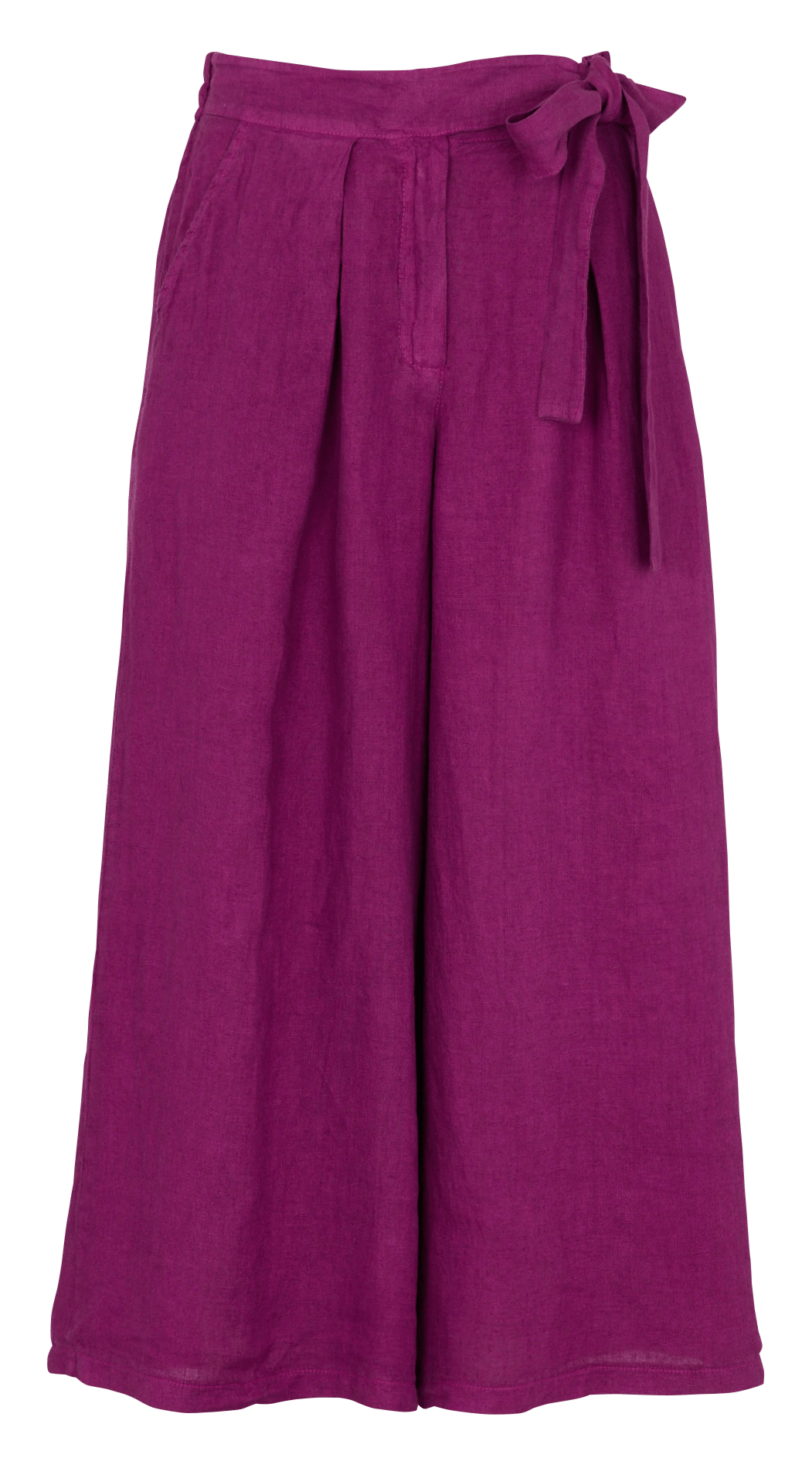 Gerade Leinenhose Violett