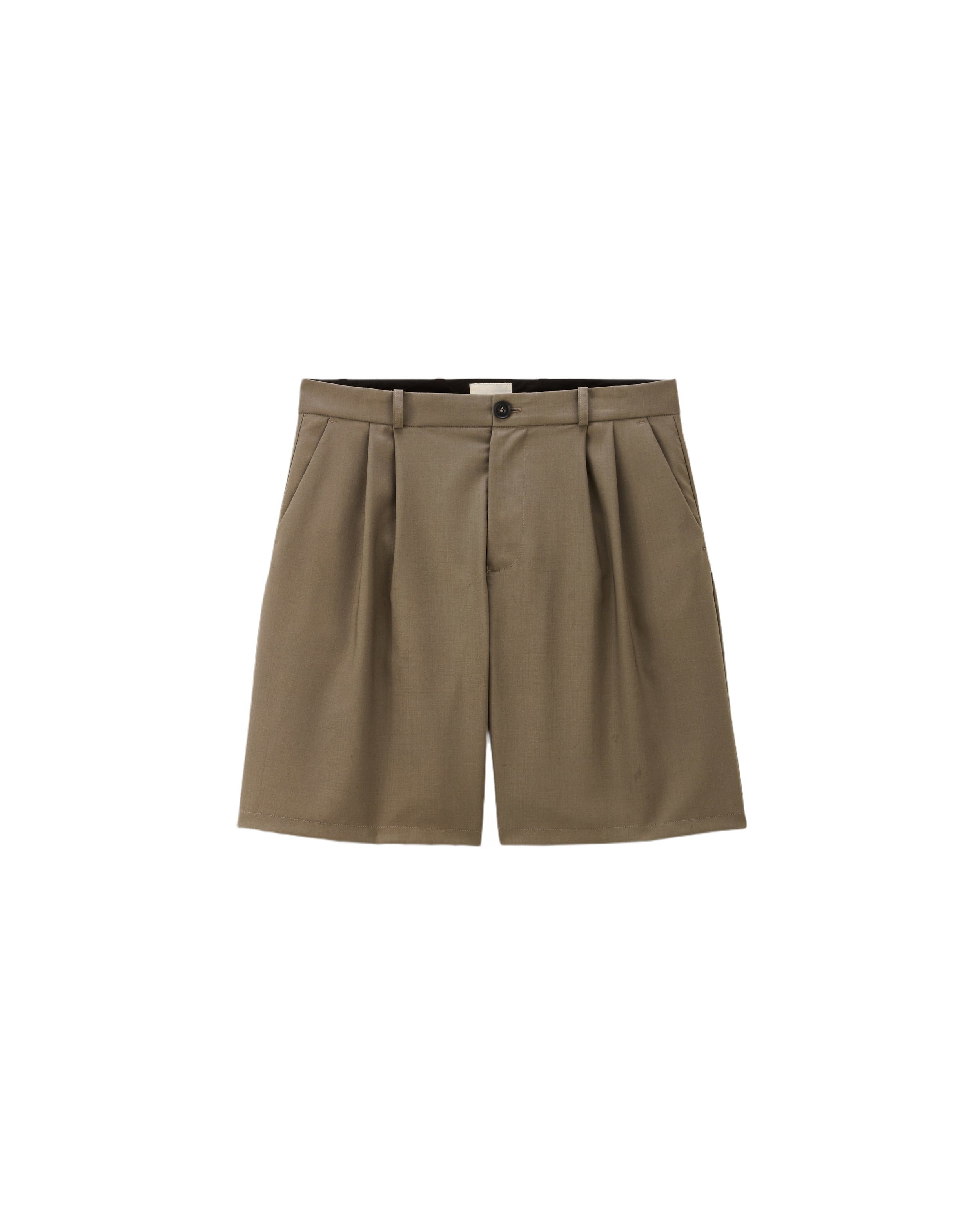 Pleated shorts COMO STONE Noyoco Grey
