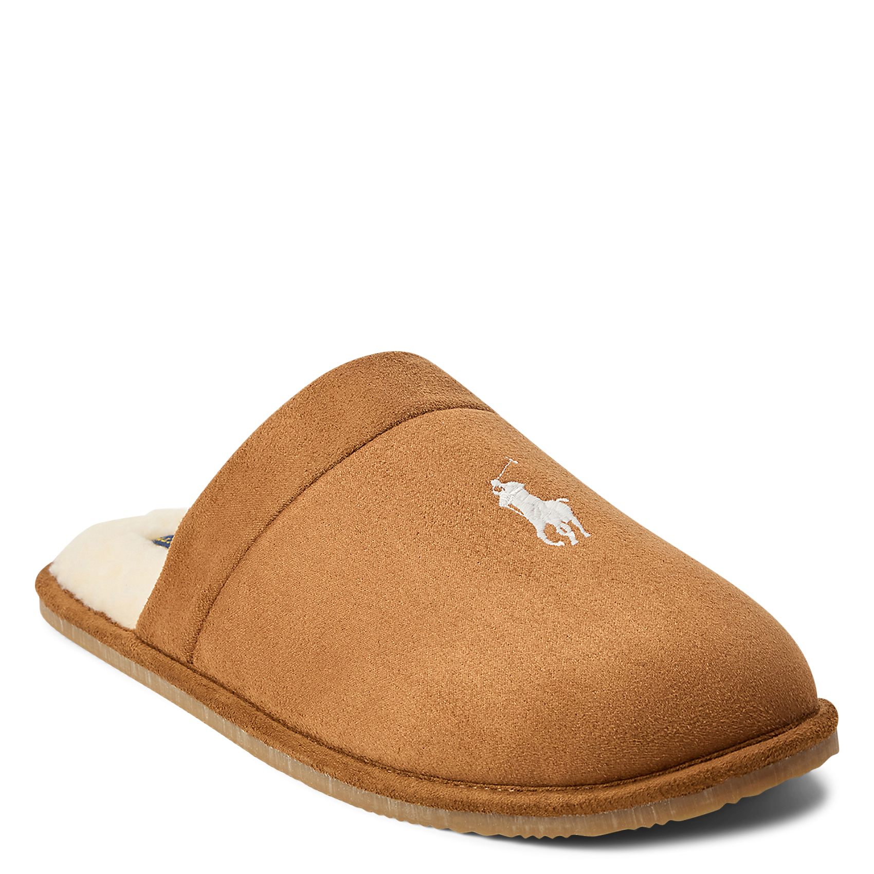Slippers with logo detail POLO RALPH LAUREN Brown
