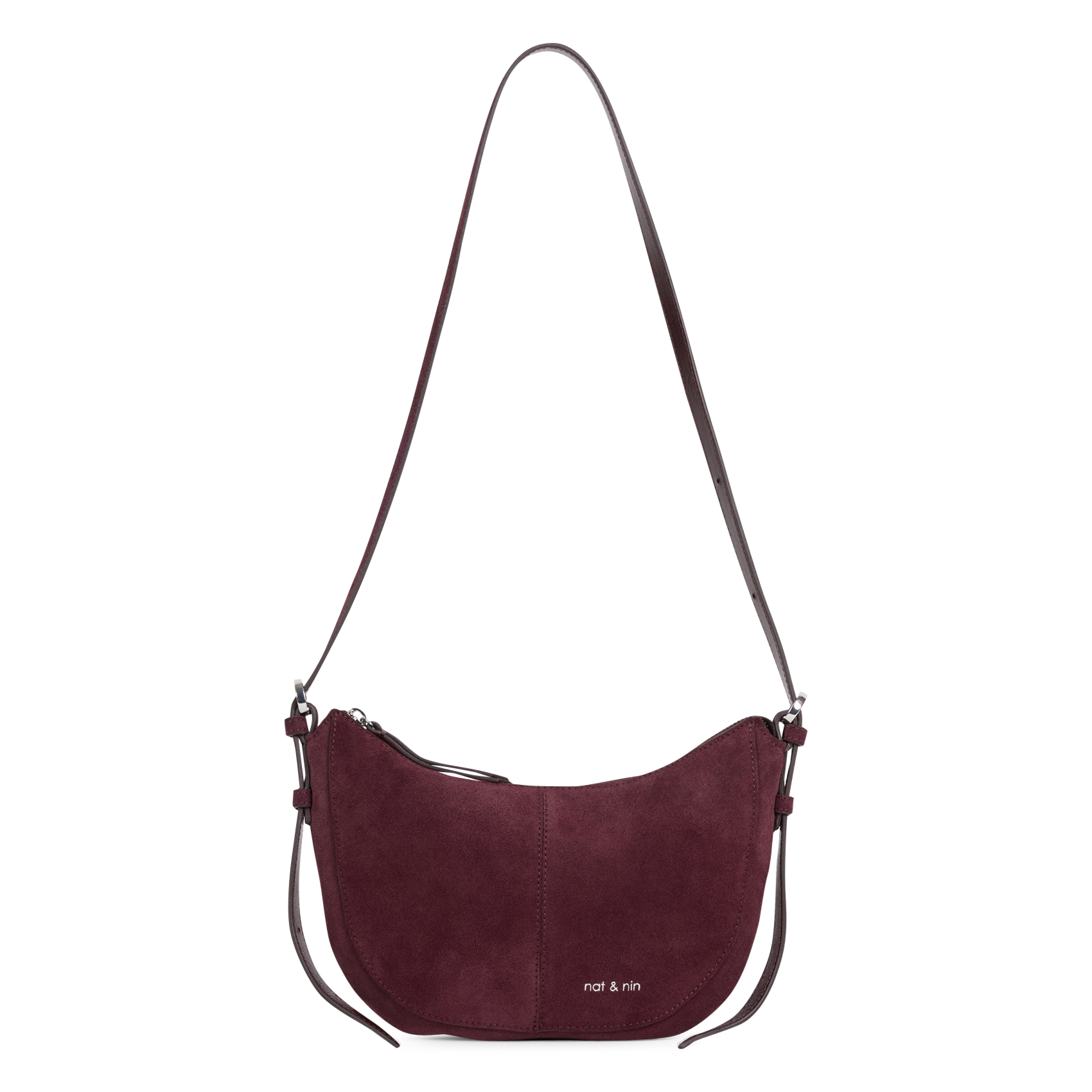 Handtasche aus Veloursleder NAT & NIN