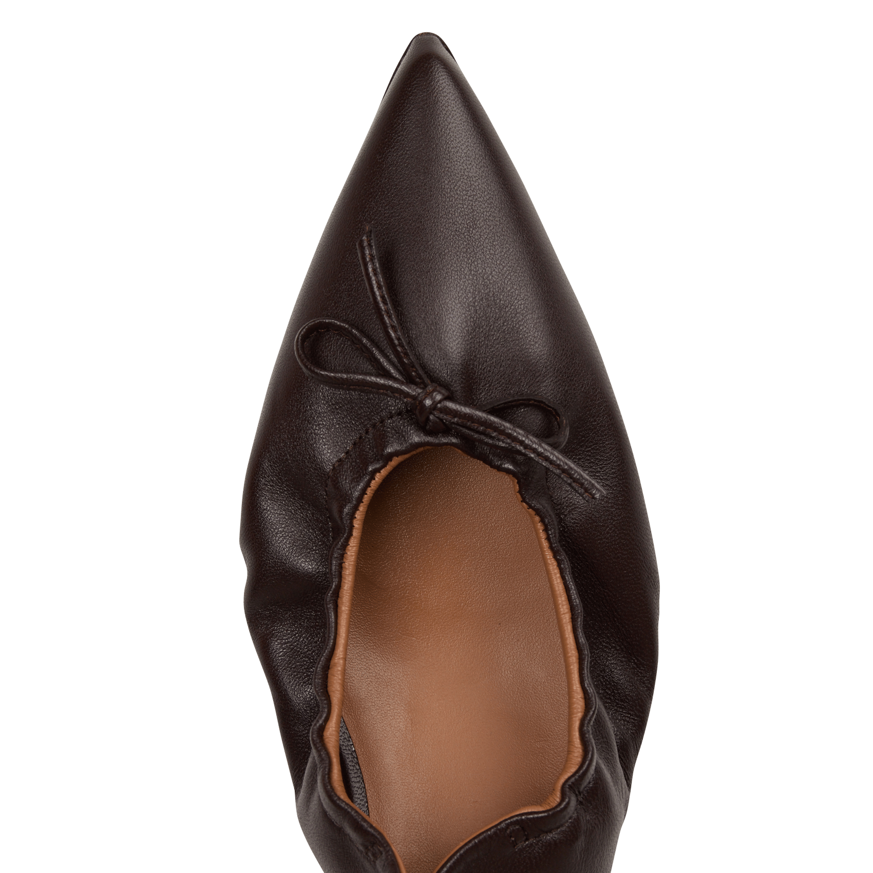 Escarpins slingback en cuir  BOBBIES Marron