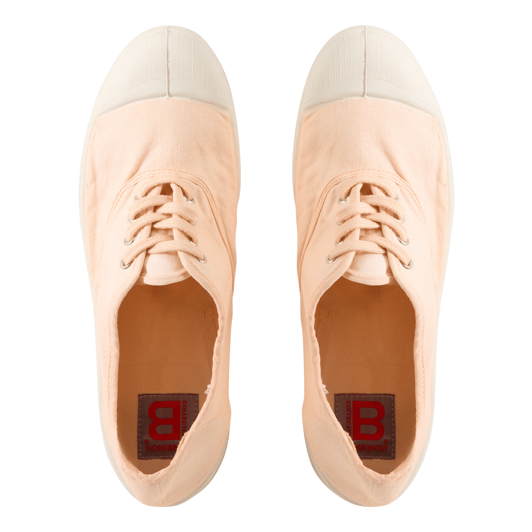 Lage, katoenen sneakers BENSIMON Beige