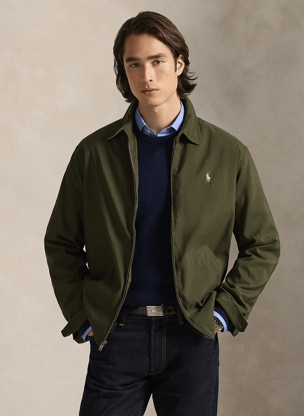 Jacket with classic collar POLO RALPH LAUREN