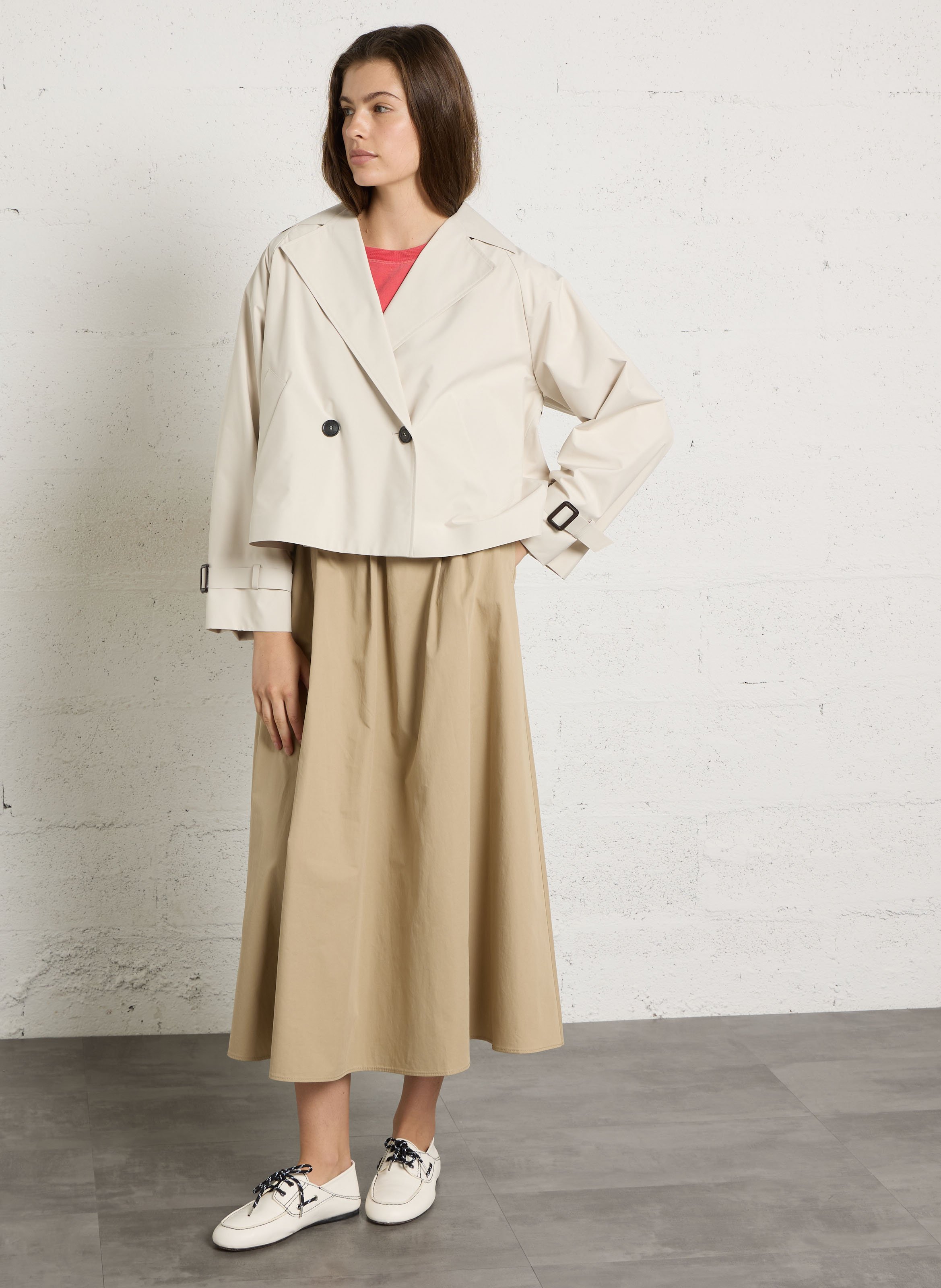 Rechte trenchcoat  MAX MARA WEEK END Wit