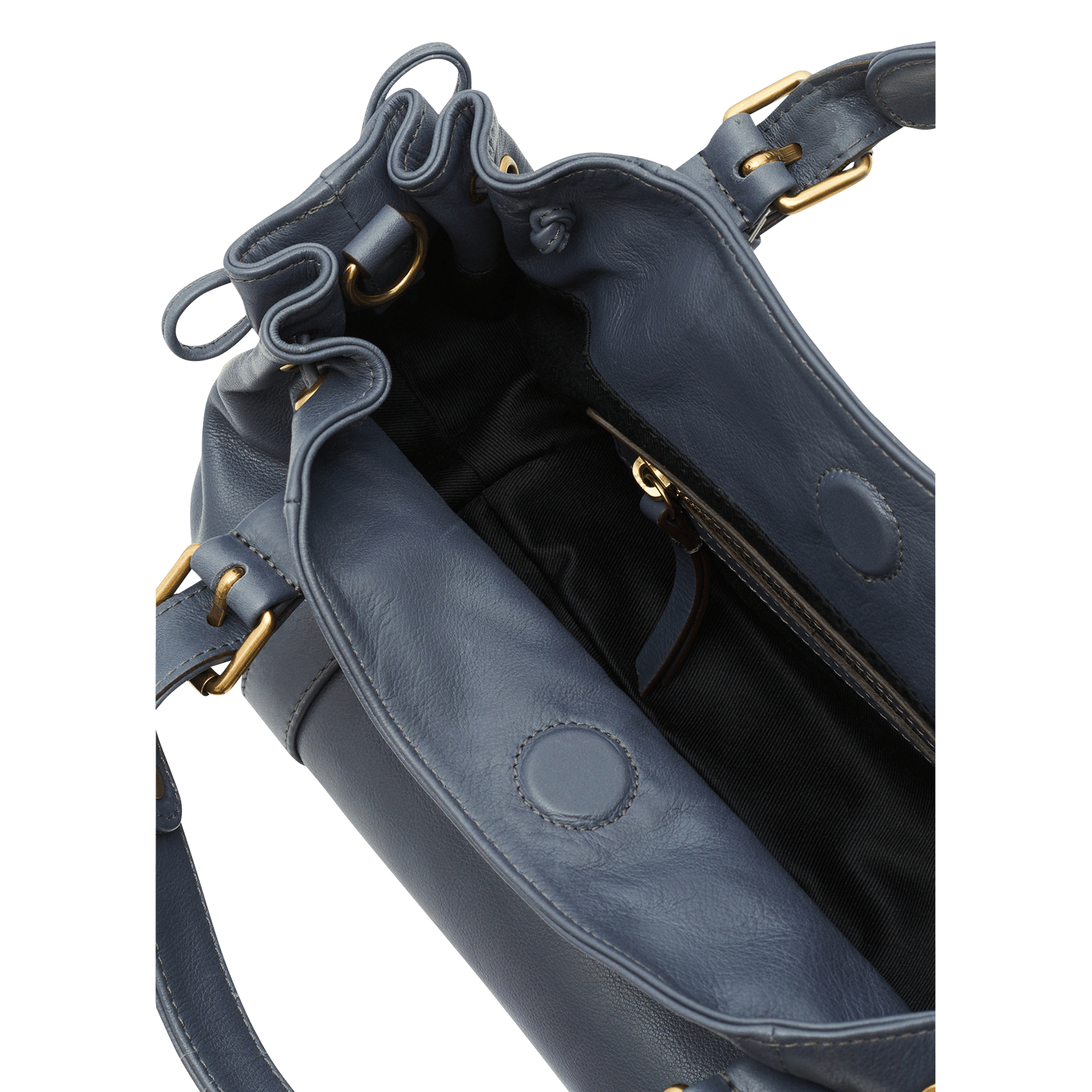 Kleine leren schoudertas GERARD DAREL Blauw