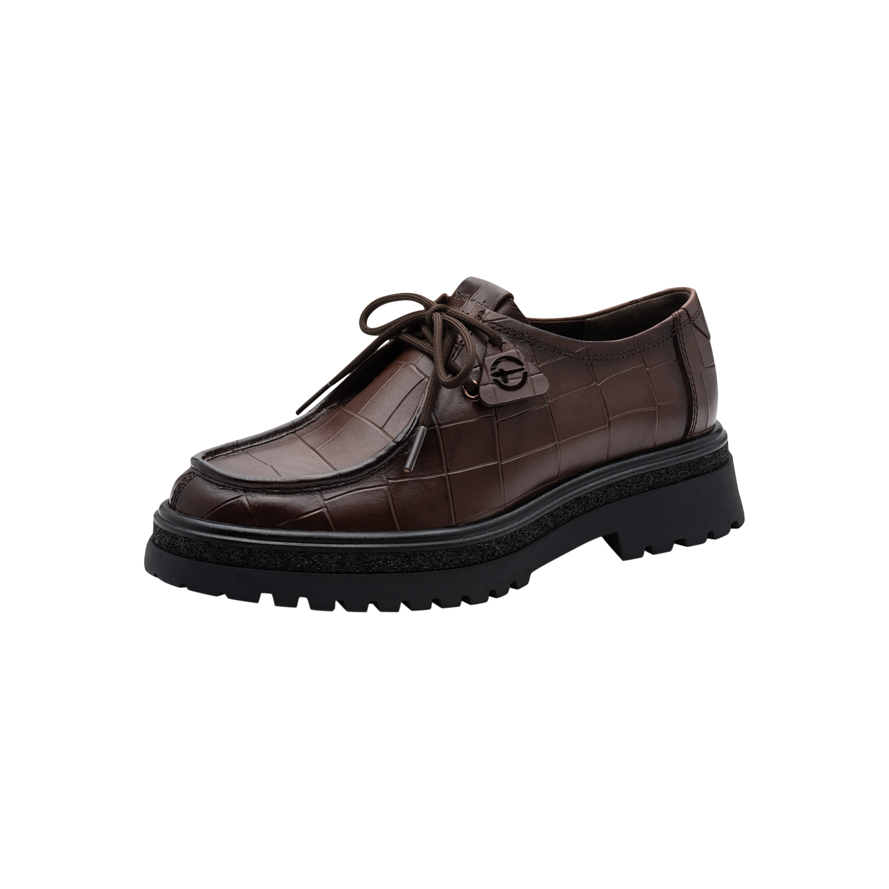 Leather moccasins | Brown TAMARIS Women