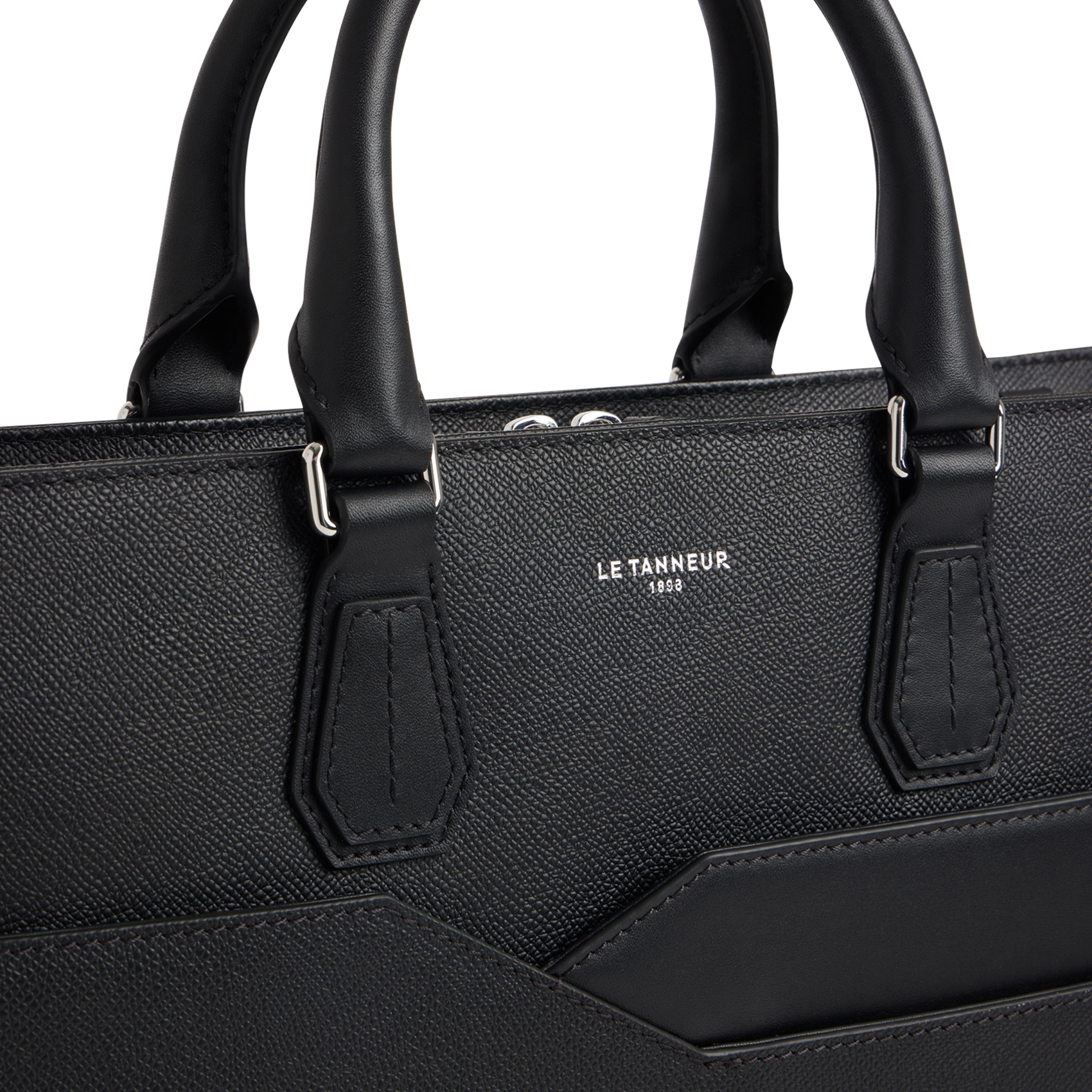 Leather document holder LE TANNEUR Black