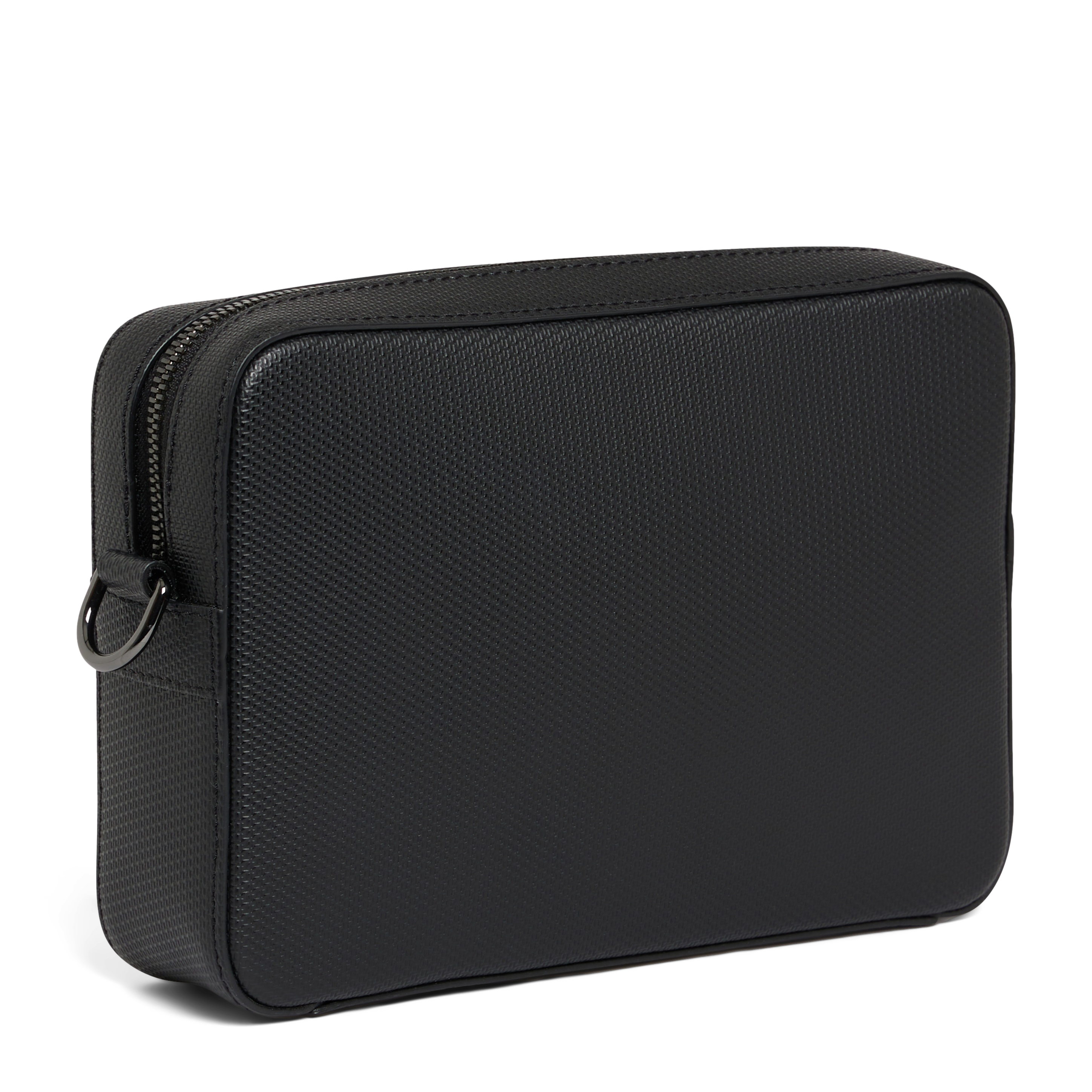 Kleine, leren schoudertas LE TANNEUR Zwart