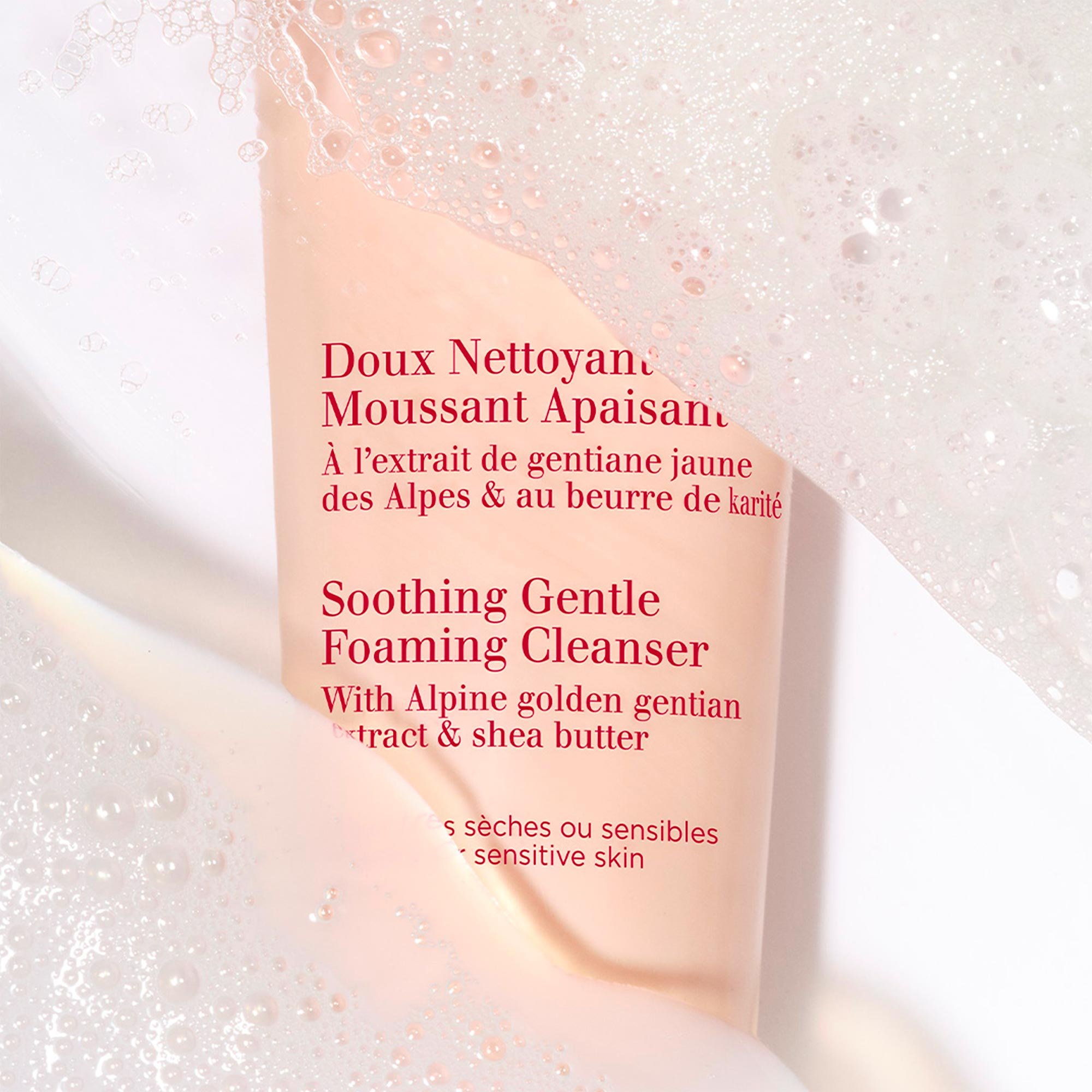 Soothing Gentle Foaming Cleanser Dry or Sensitive Skin CLARINS No color