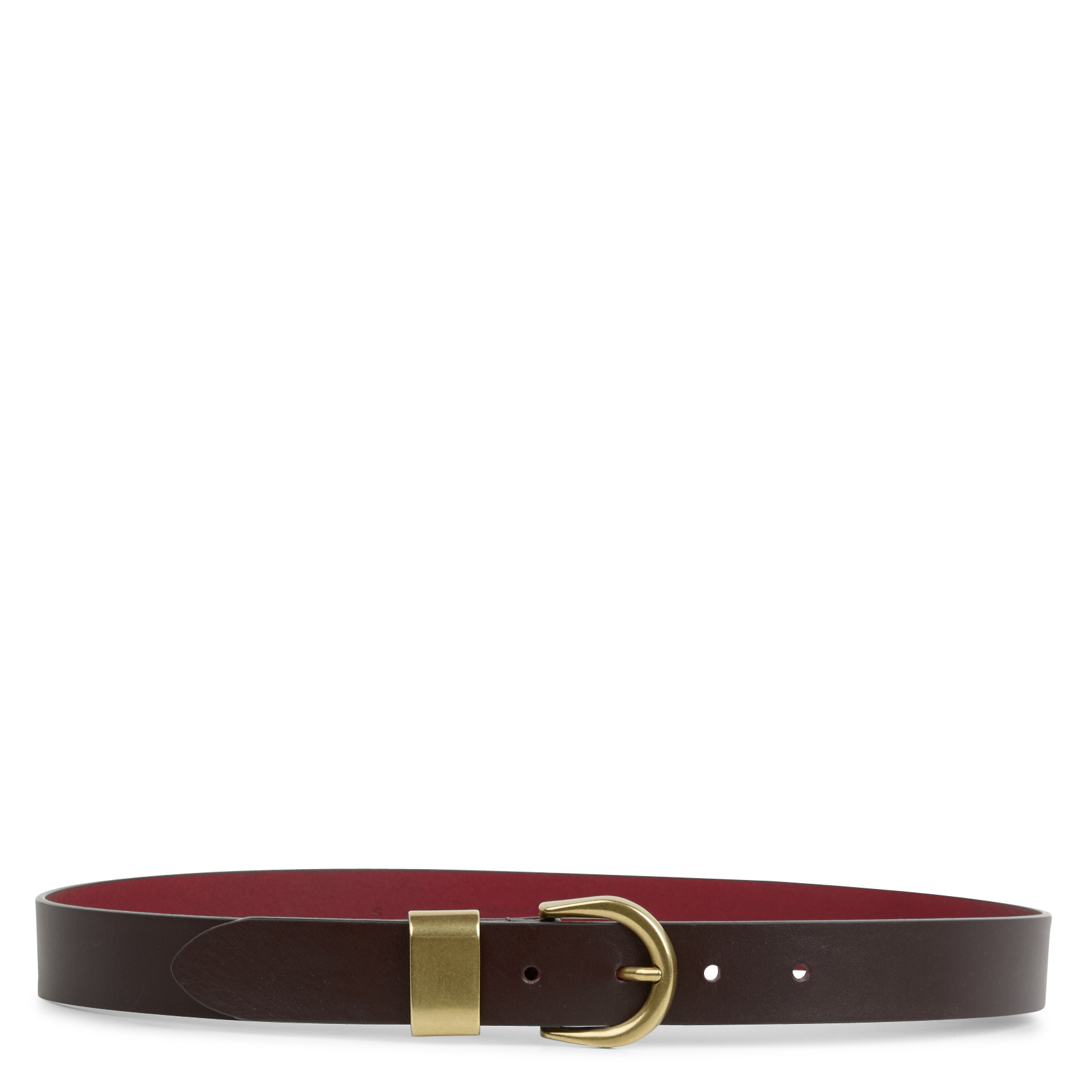 Ceinture en cuir de vache SESSUN Marron