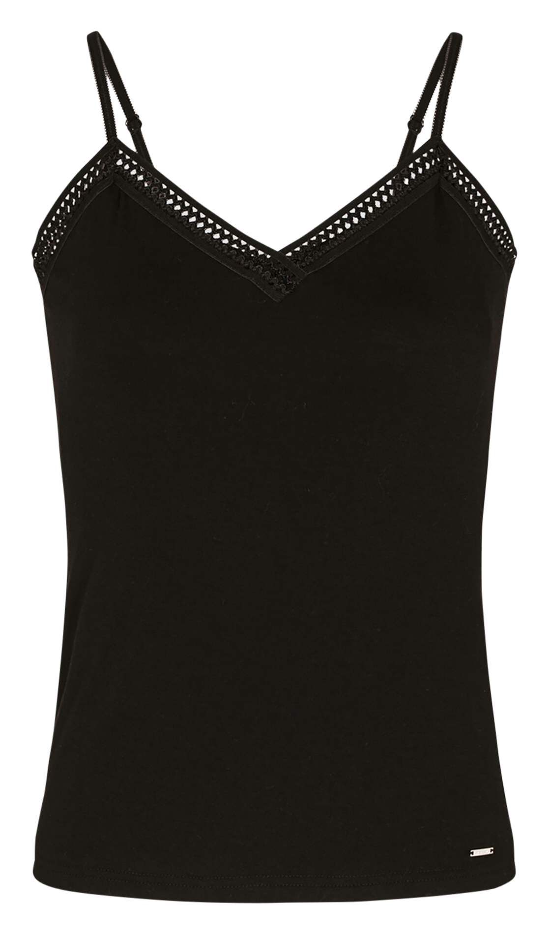 V-neck tank top MORGAN Black
