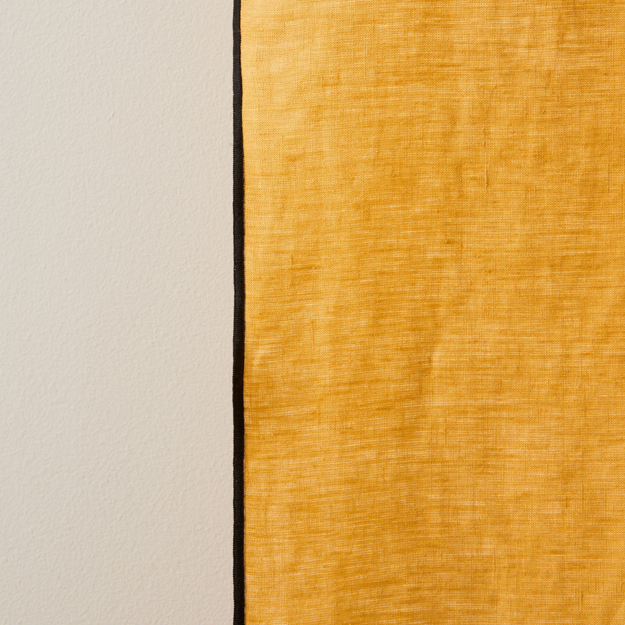 Curtain with gathering tape MADURA Yellow