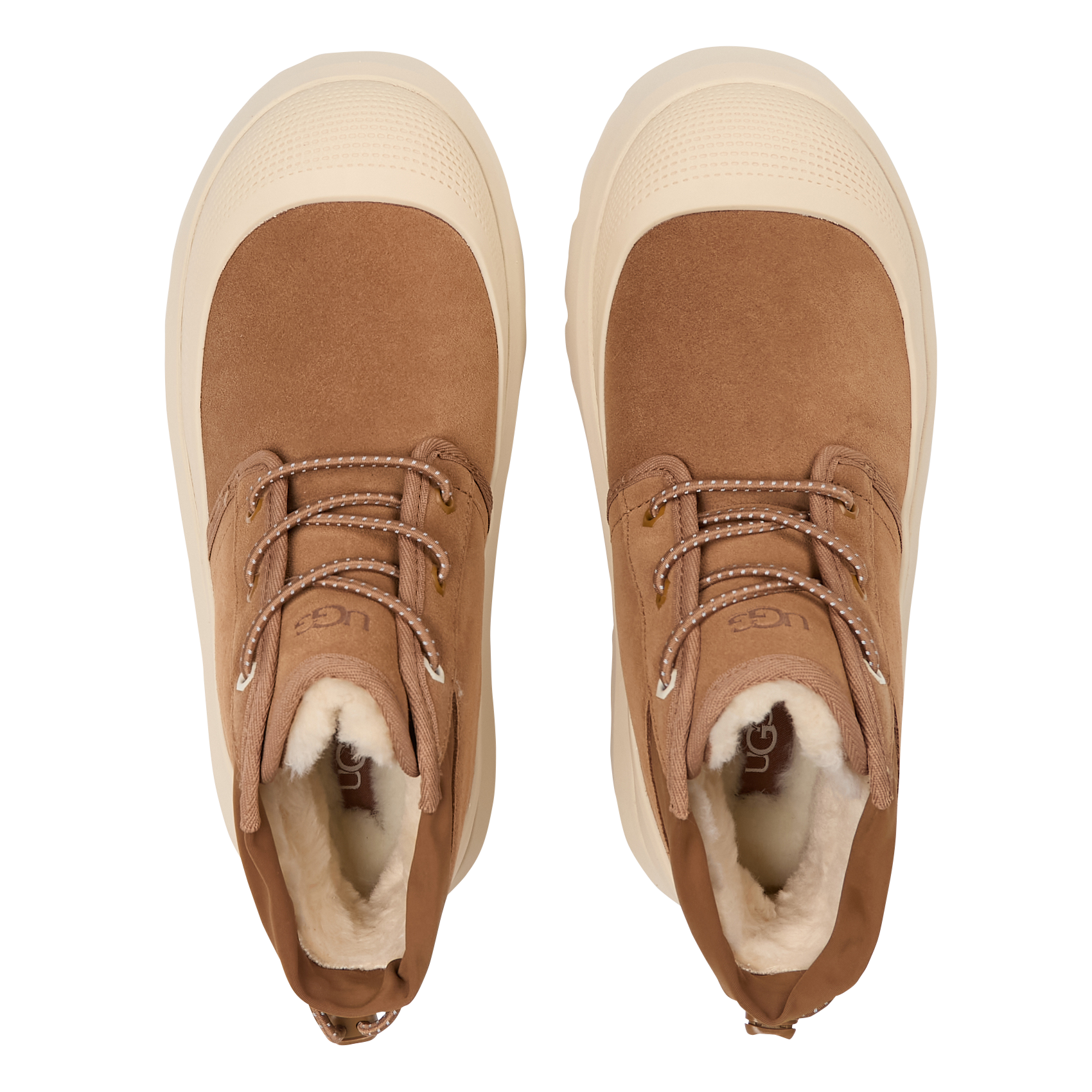 Hohe Sneaker mit Plateausohle und Fellfutter UGG Mehrfarbig