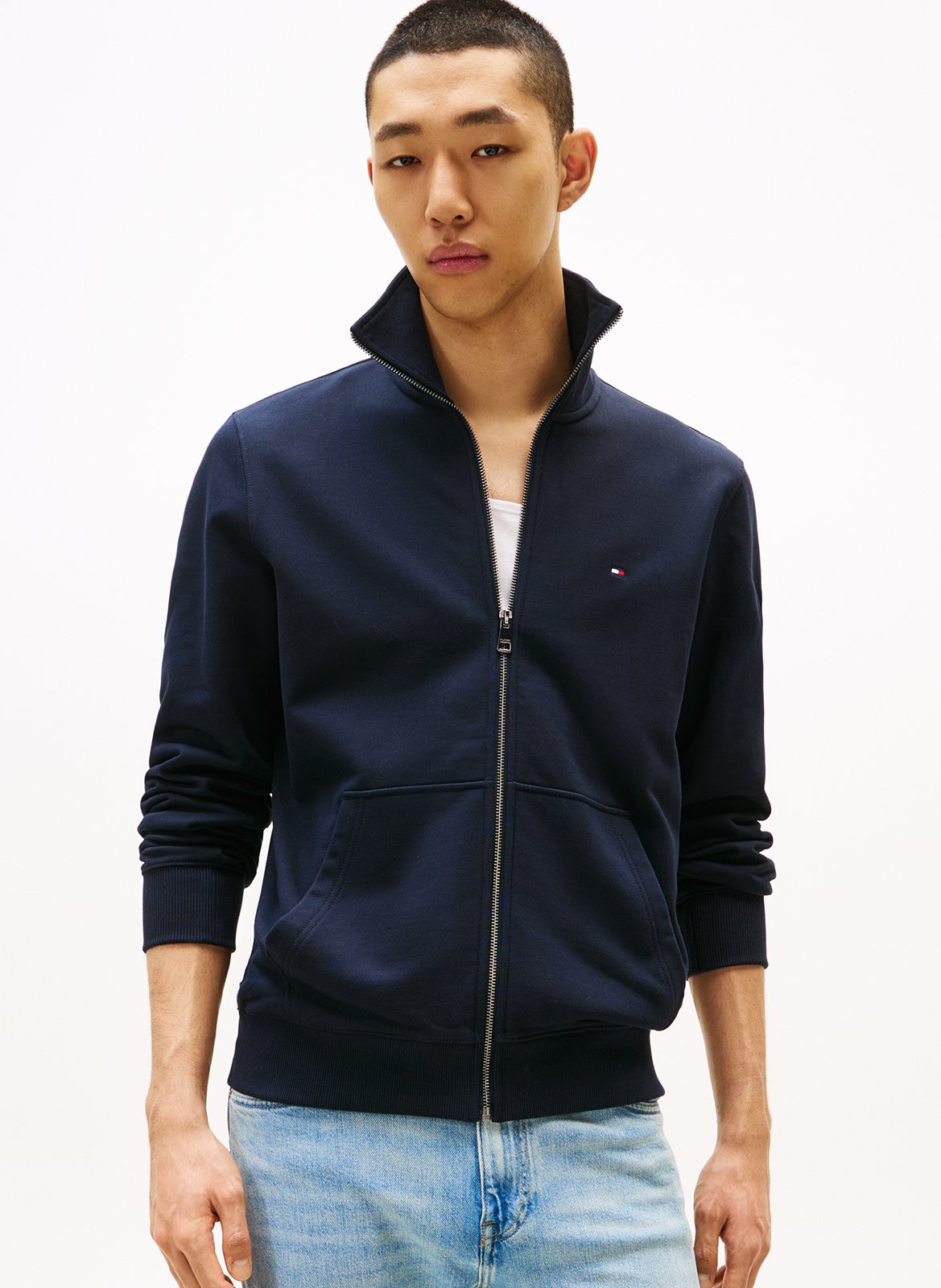 Regular-fit cotton polo shirt TOMMY HILFIGER Blue