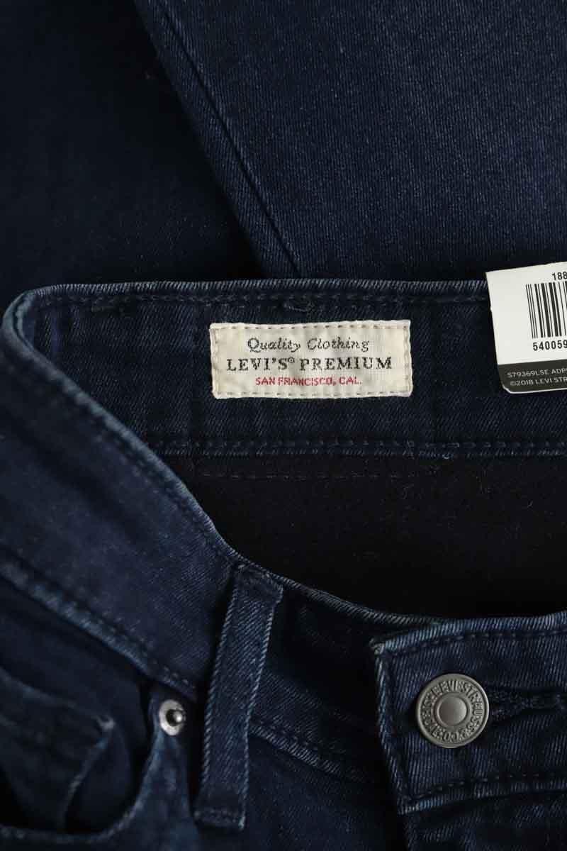 Cotton skinny jeans LEVI'S - Seconde main Blue