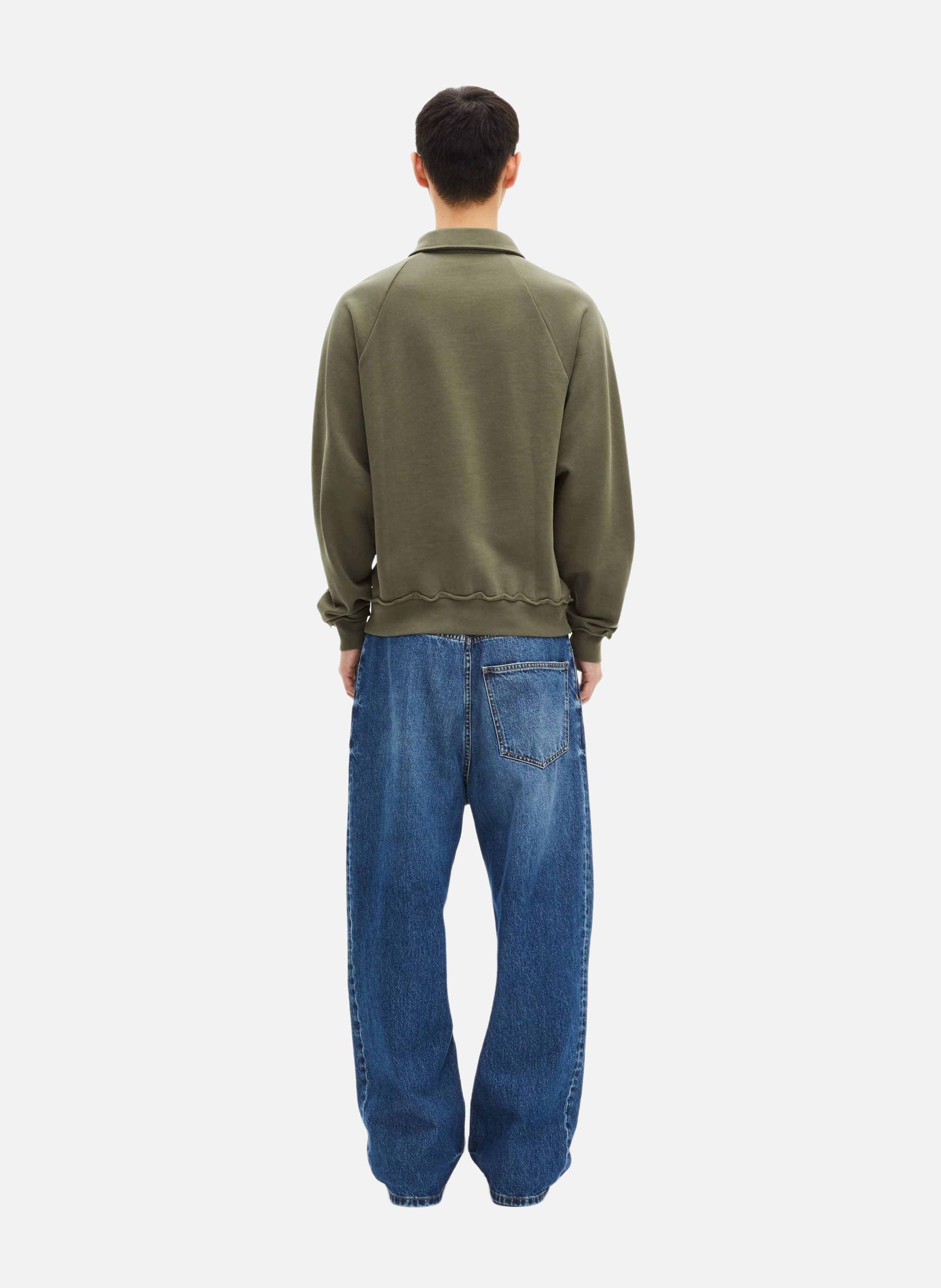 Polo collar sweatshirt THE KOOPLES Green