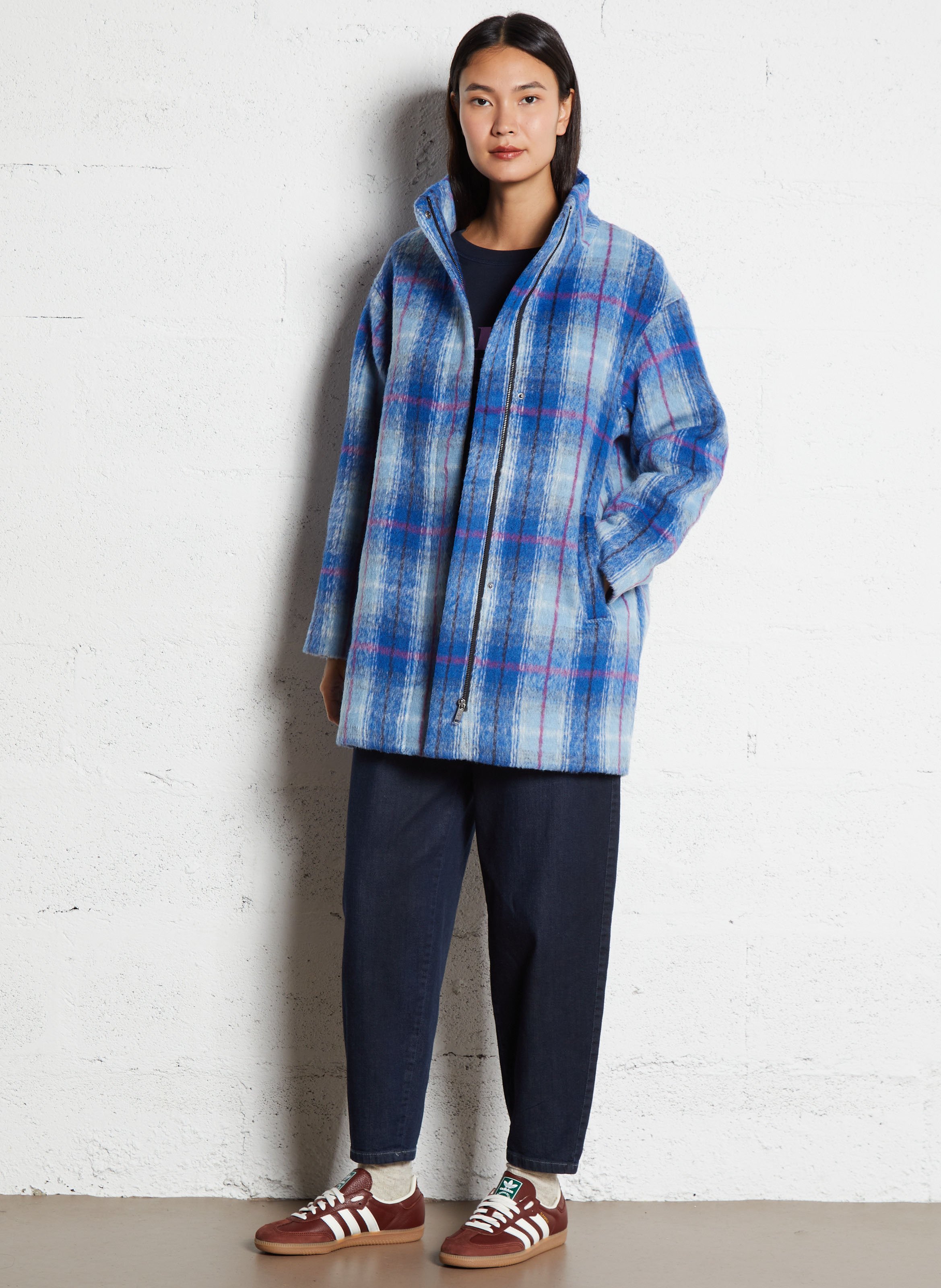 Manteau  col montant ONE STEP Bleu