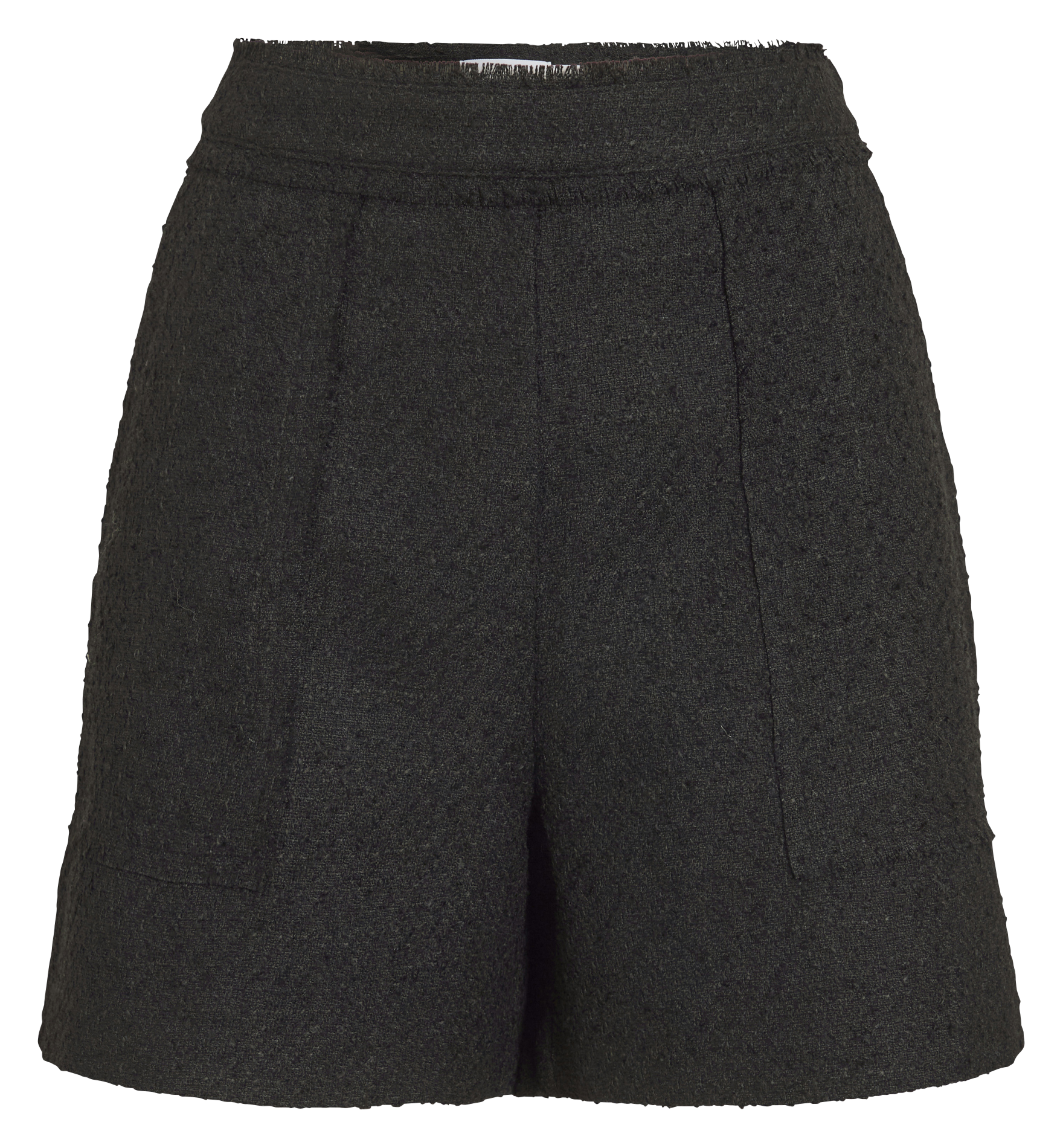 Short droit en maille tissée VILA Noir