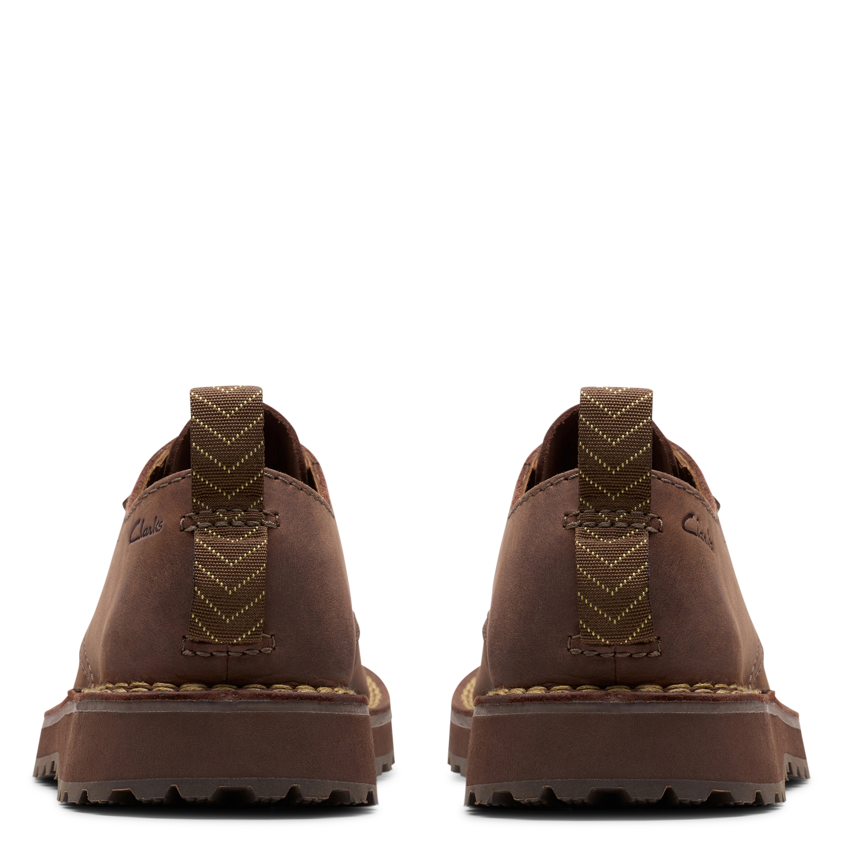 Arthus leather Derby shoes  CLARKS Brown