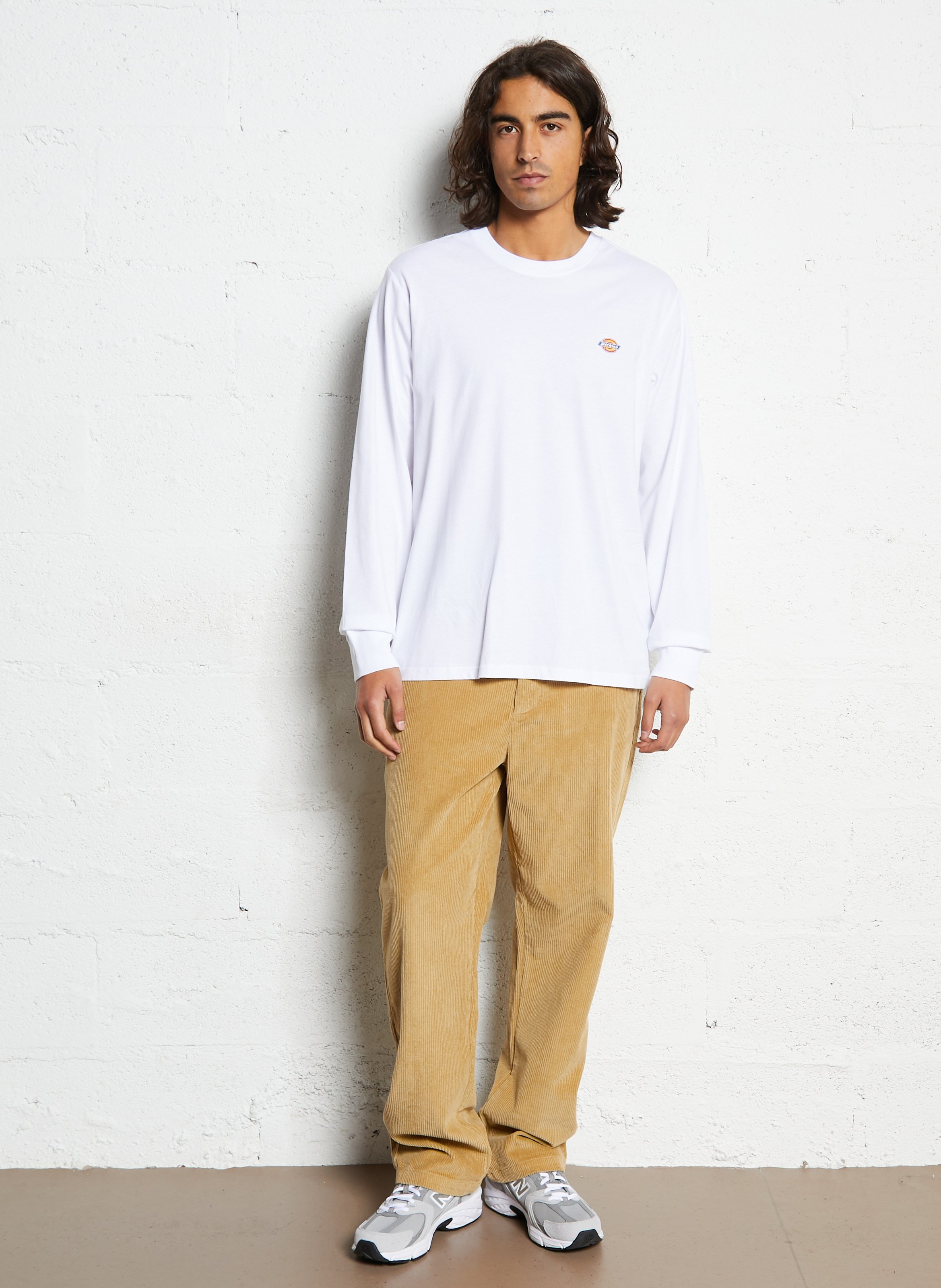 Effen T-shirt DICKIES Wit