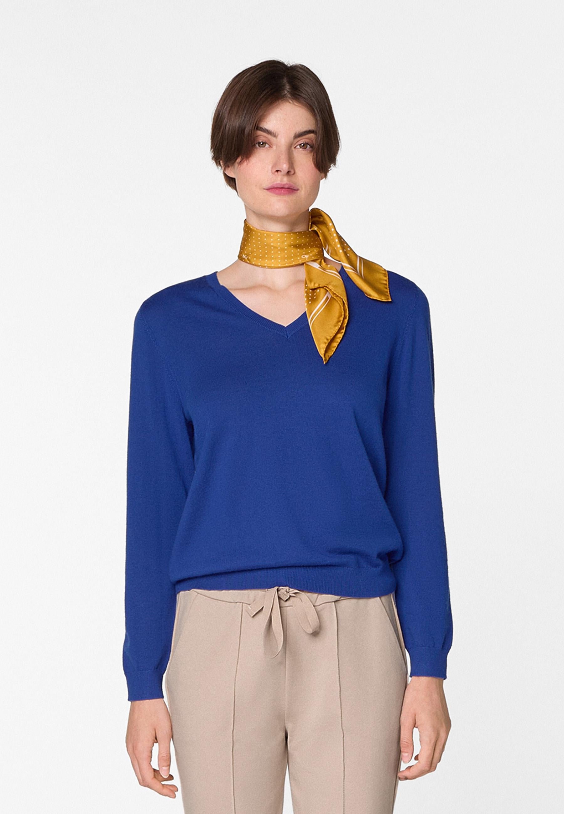 Bunelle wool V-neck sweater RODIER Blue