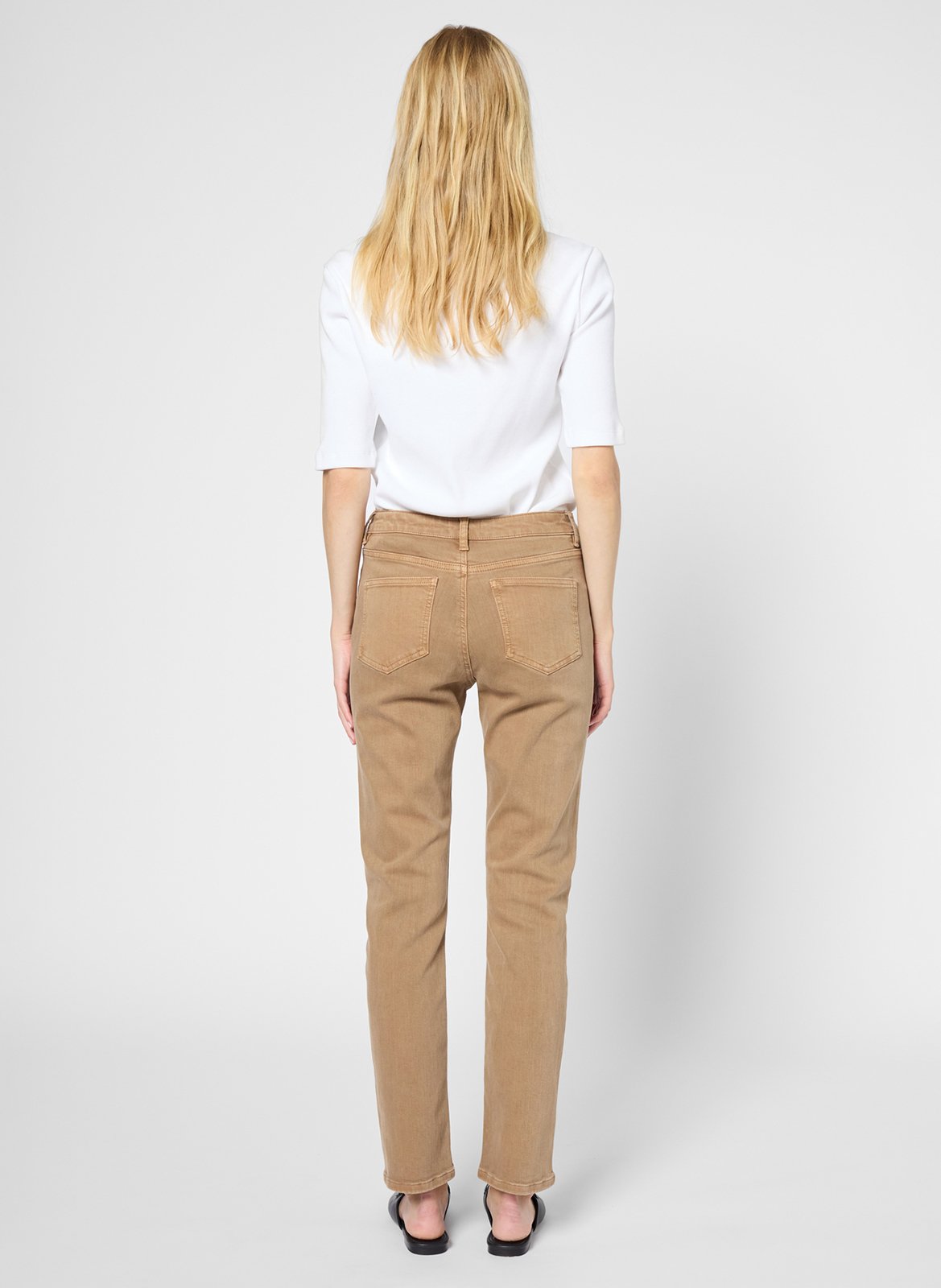 Jean slim en coton mélangé GERARD DAREL Marron