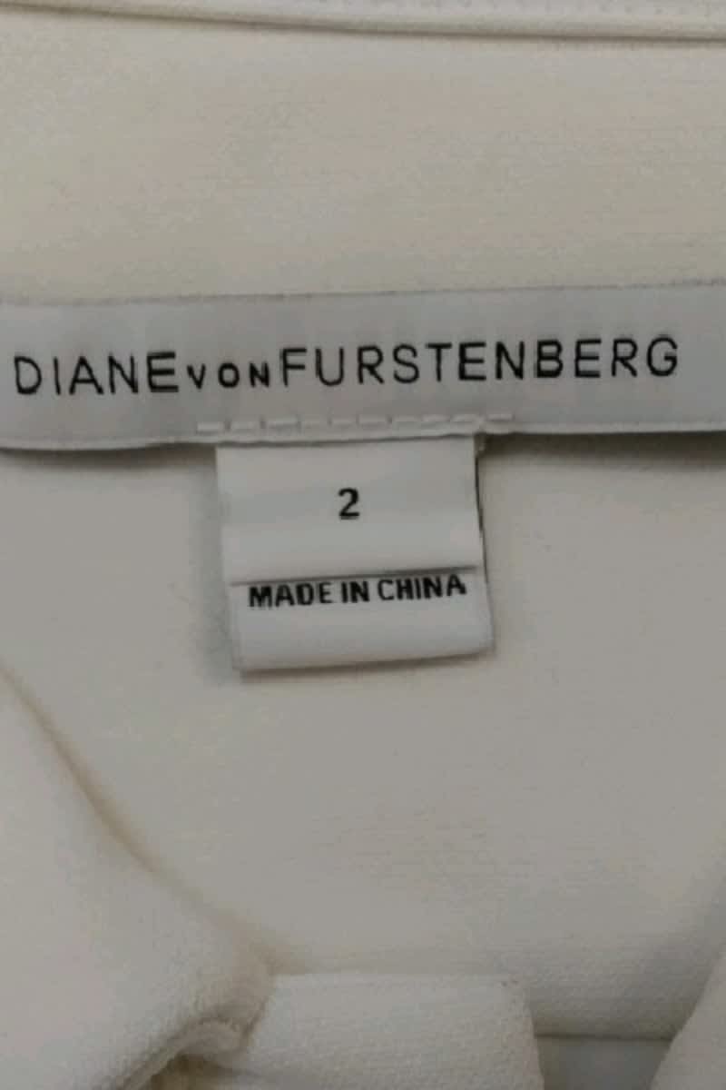 Dress DIANE VON FURSTENBERG - Seconde Main White