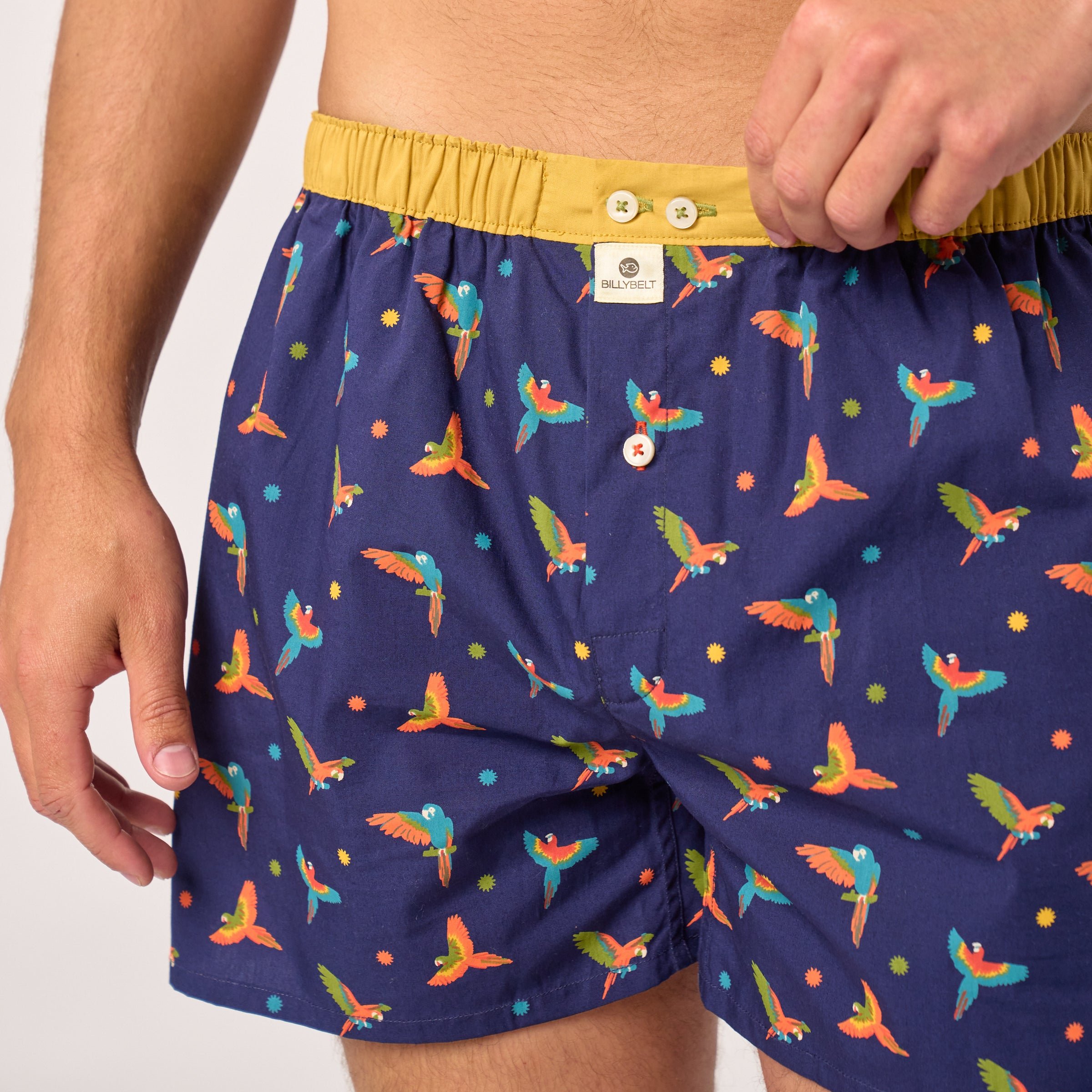 Organic cotton boxer shorts Blue