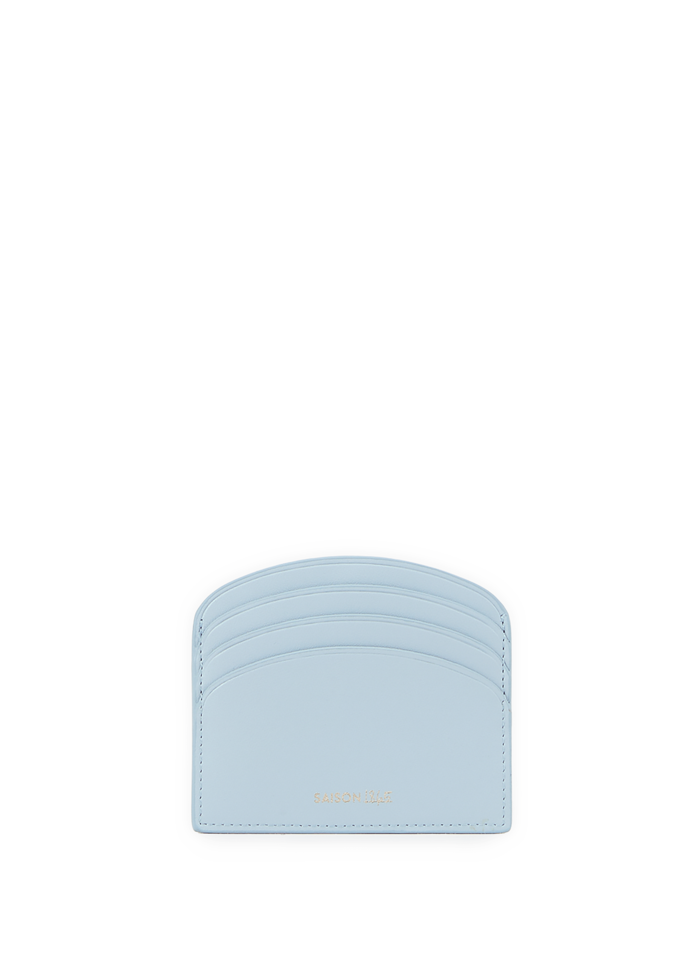 - 100% leather, - 6 cardholder slots, - 1 central compartment, - Size: L10 x H7 cm. SAISON 1865 Blue