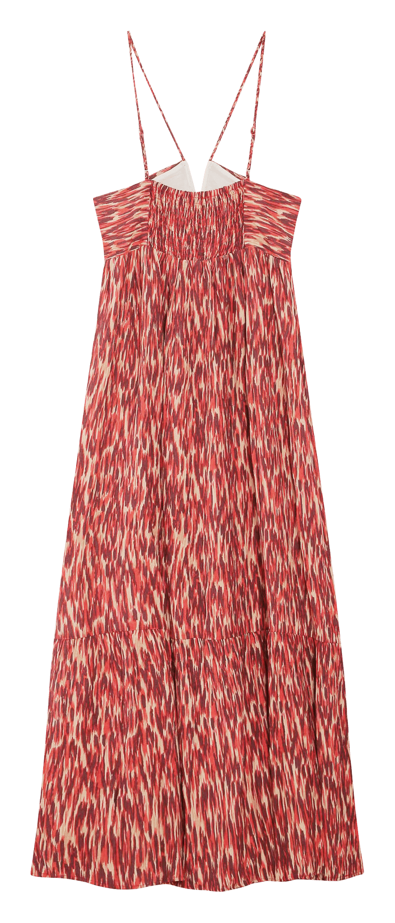 Ausgestelltes Maxikleid mit Print GRACE ET MILA Rot