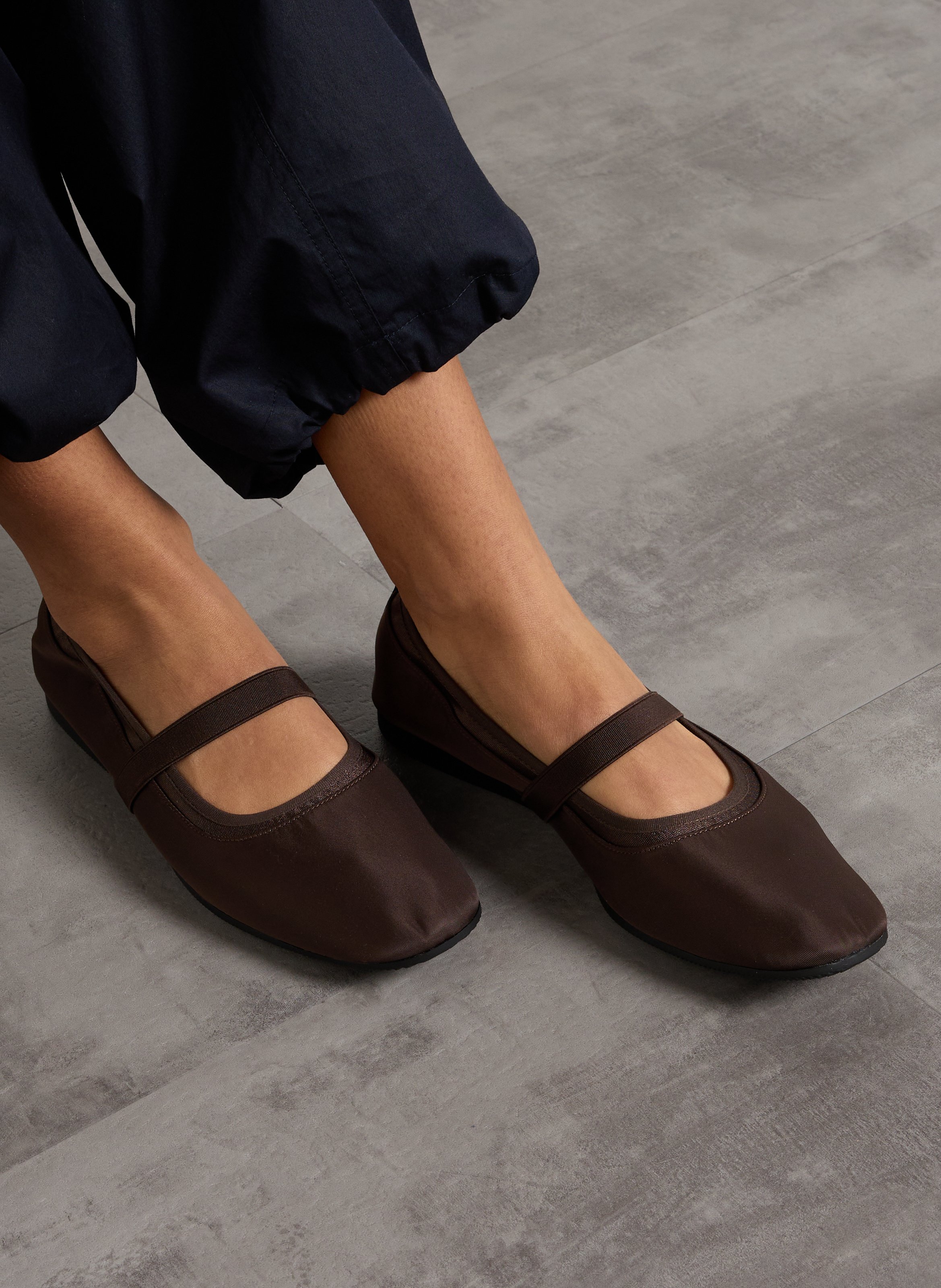 Ballerines à bout carré VAGABOND Marron