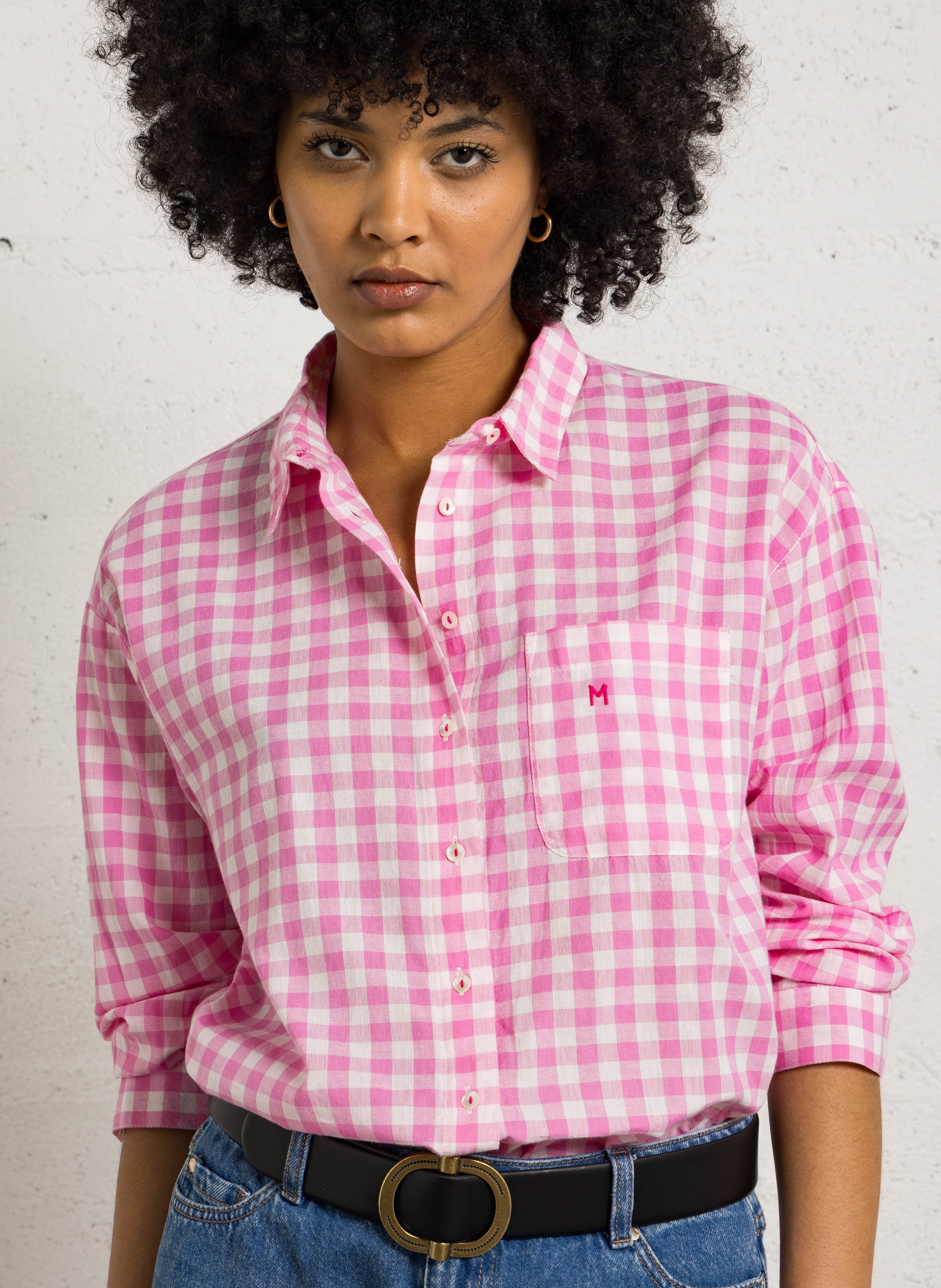 Blouse Barstow MAISON 123 Roze