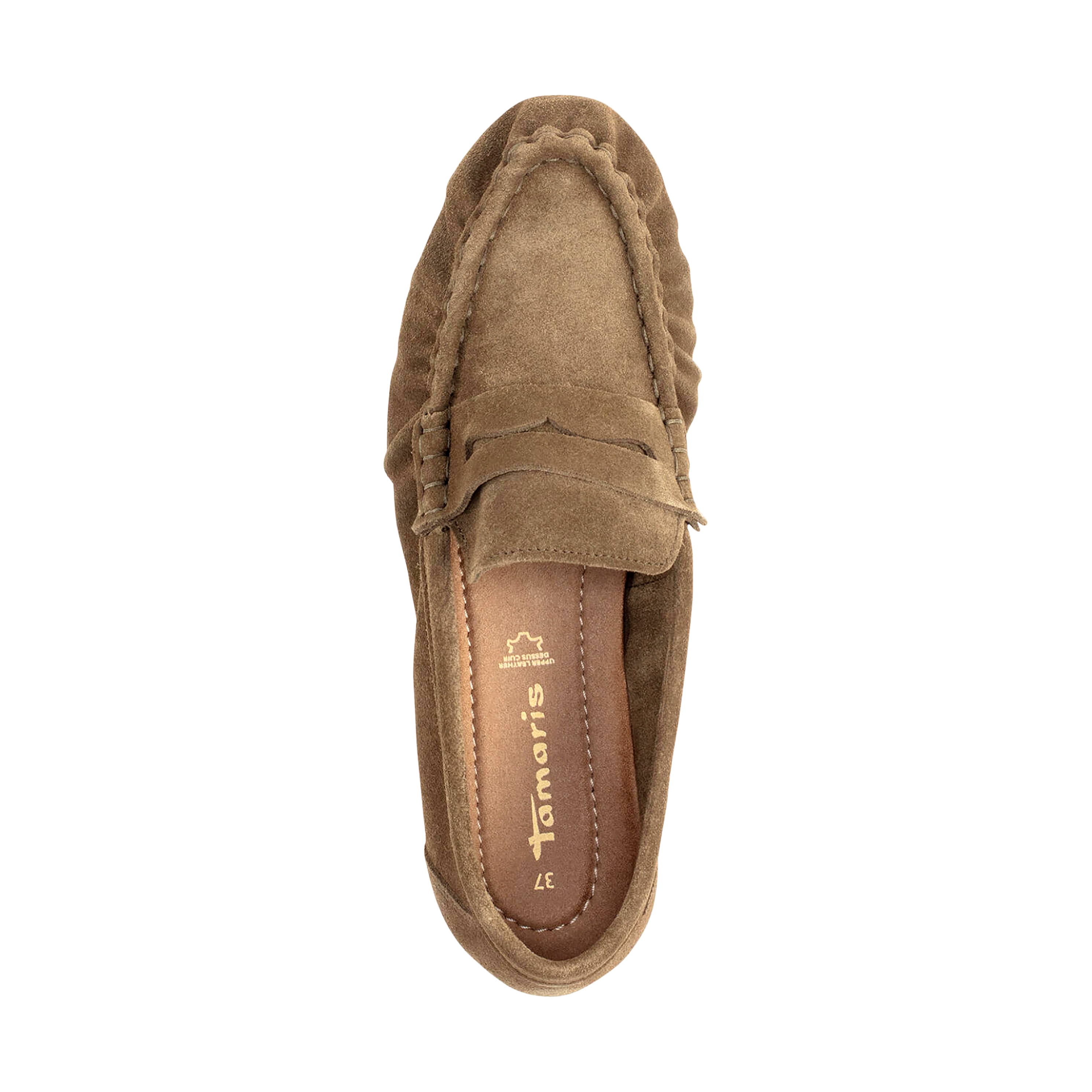 Mocassin cuir TAMARIS Vert