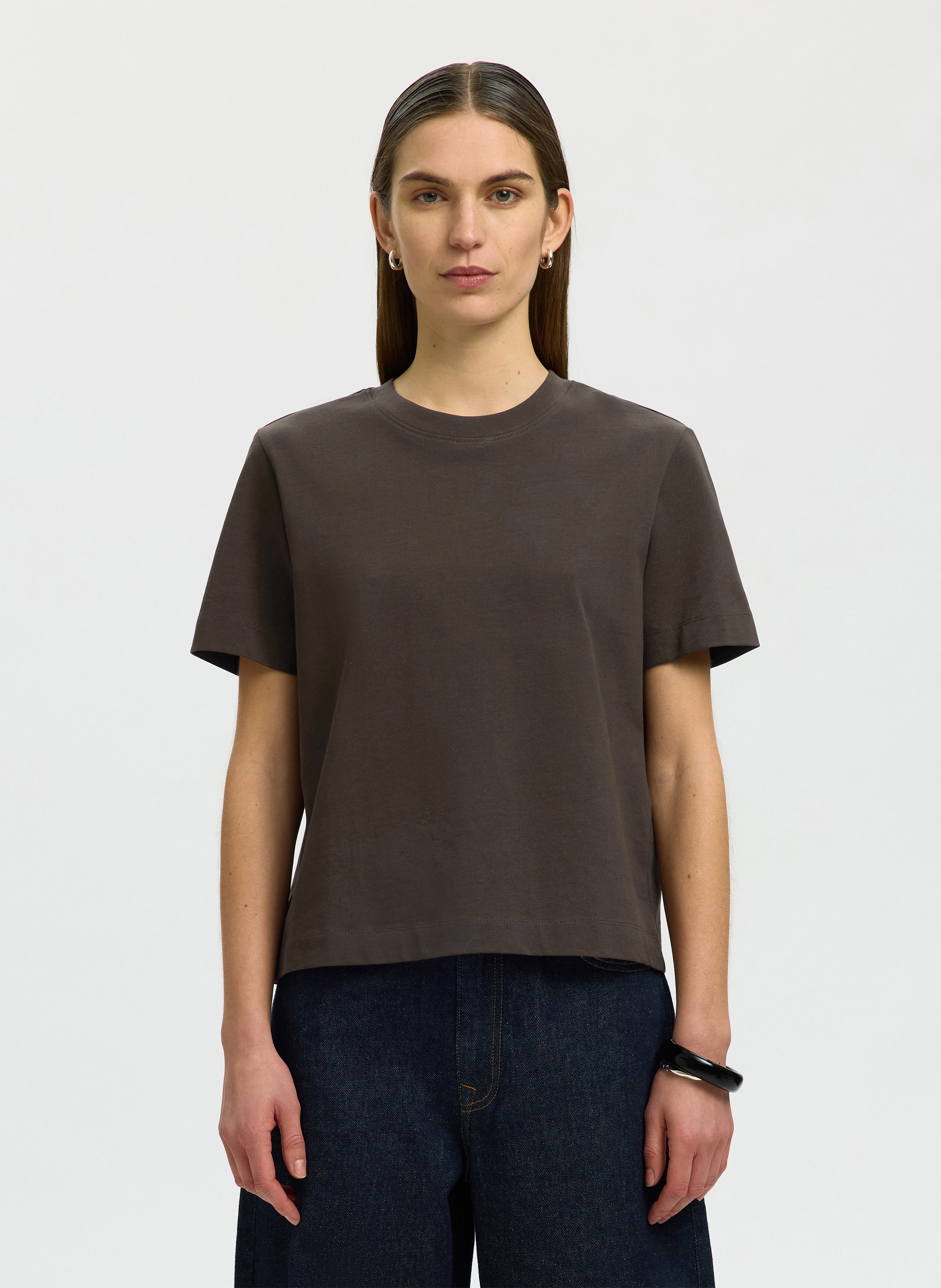 Tee-shirt oversize en coton bio SELECTED