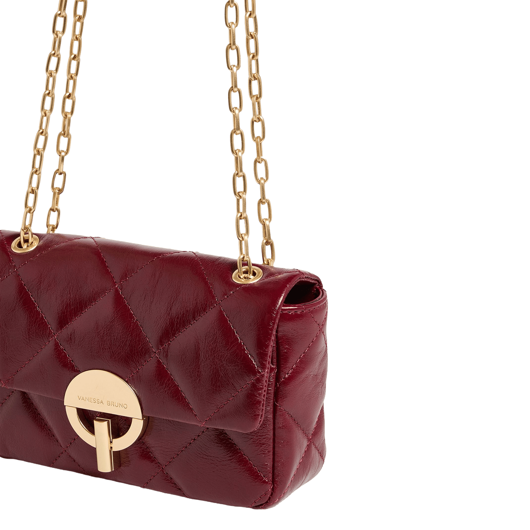 Sac bandoulière en cuir | Rouge VANESSA BRUNO Femme
