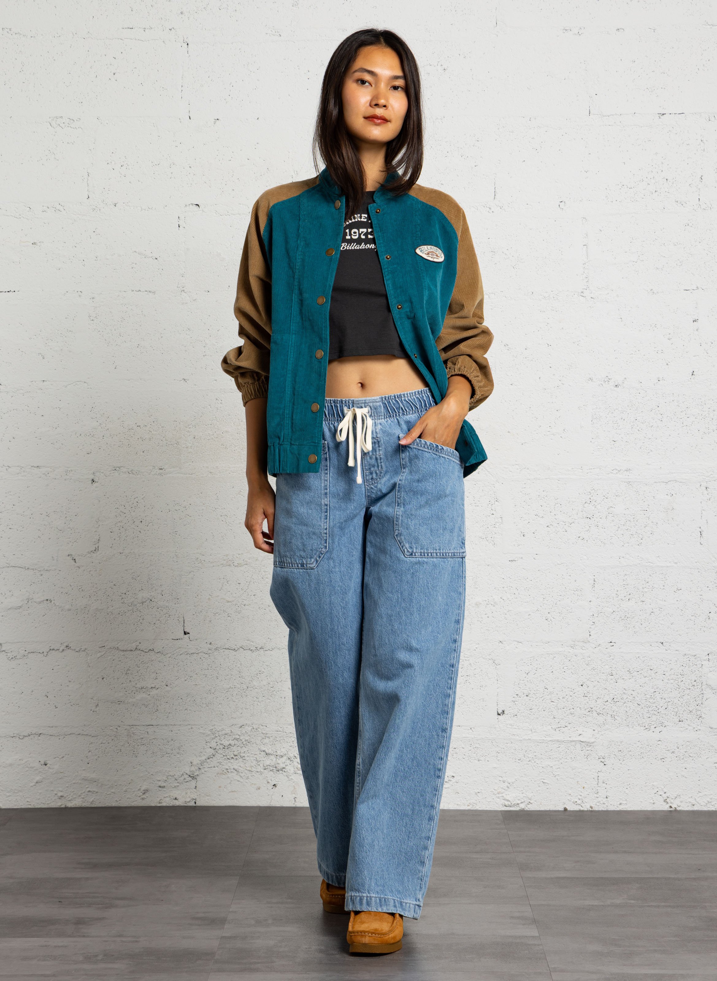 Veste oversize en coton côtelé BILLABONG Multicolore