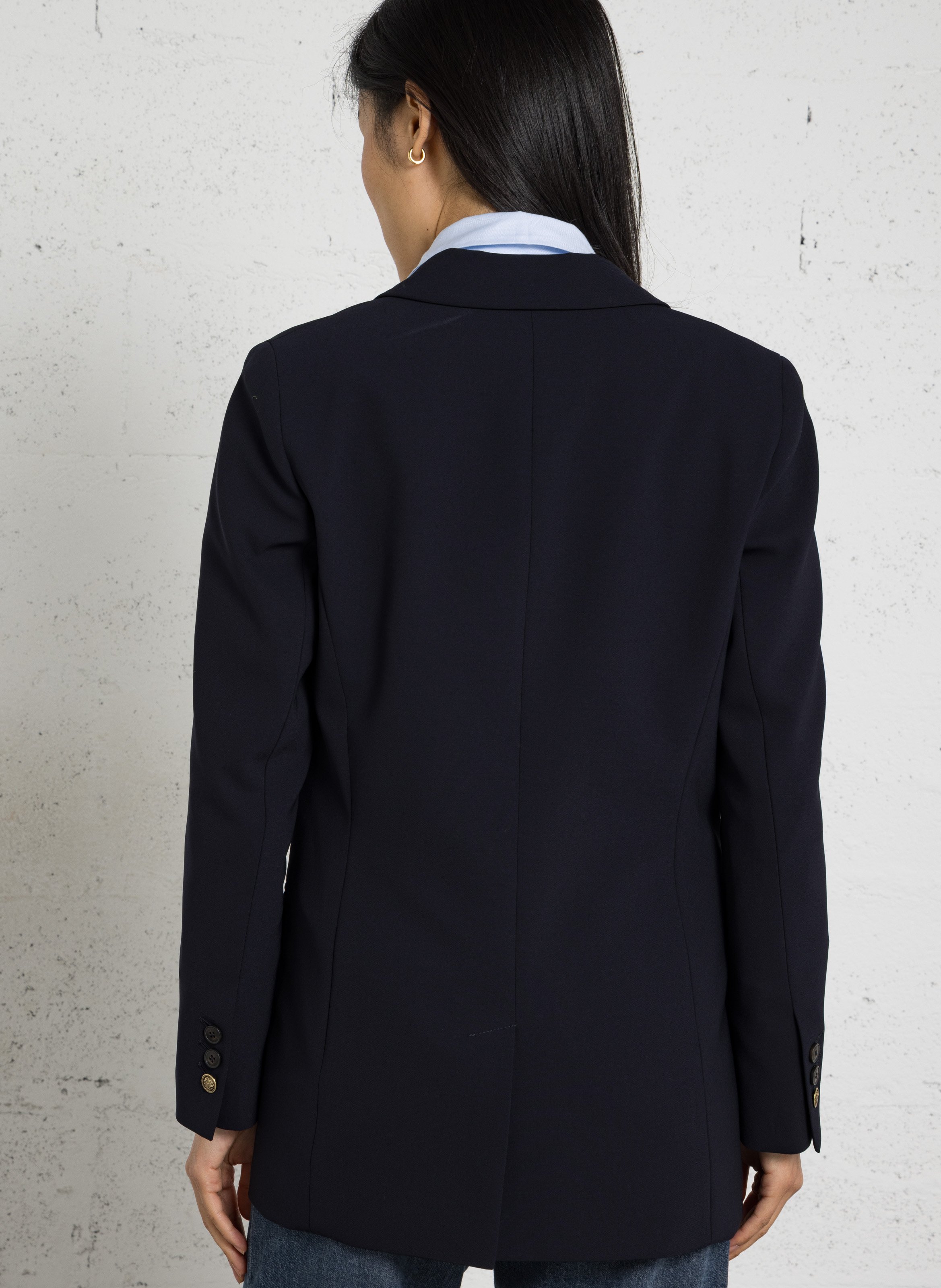Blazer recto de doble botonadura MAISON 123 Azul