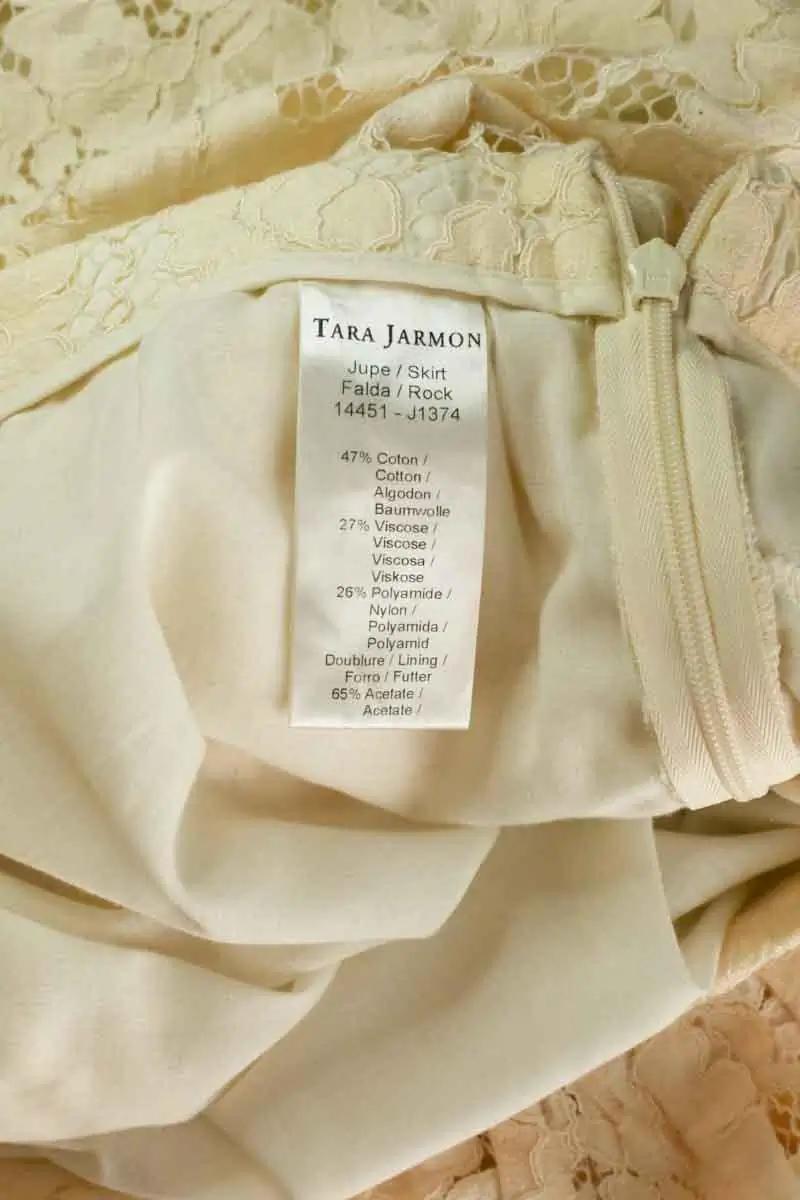 Skirt TARA JARMON - Seconde Main Beige